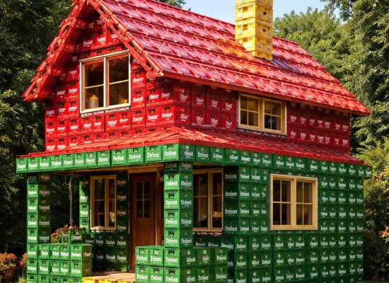 Huis van kratjes