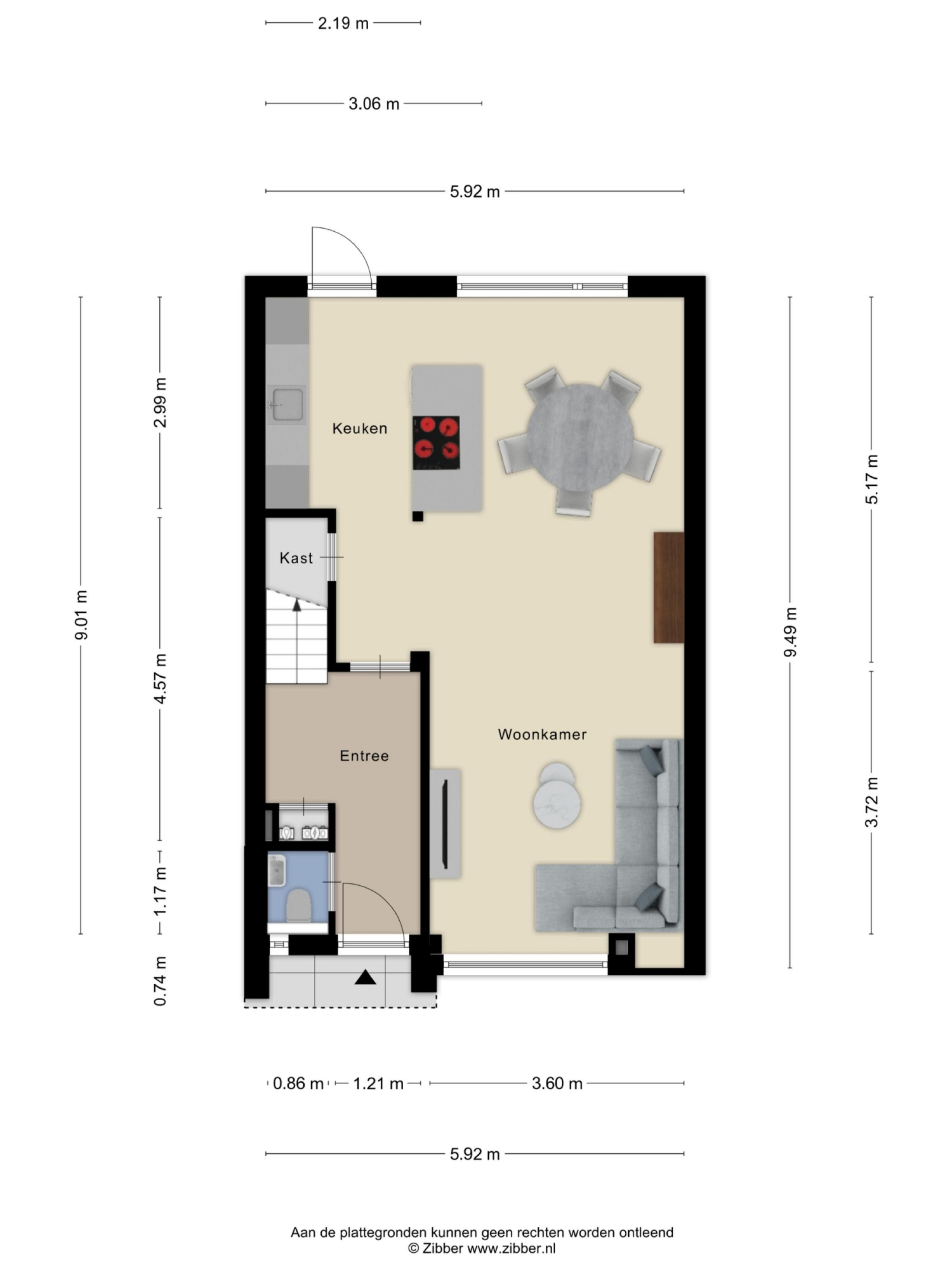 Cahorslaan 87 plattegrond
