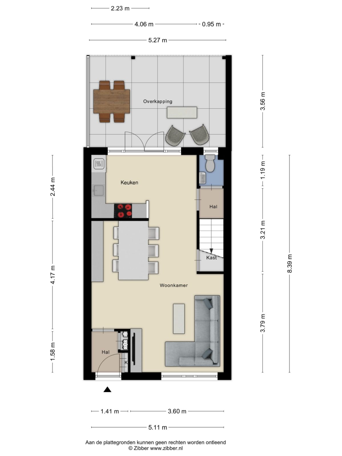 Gelaarsde Kat 34 plattegrond