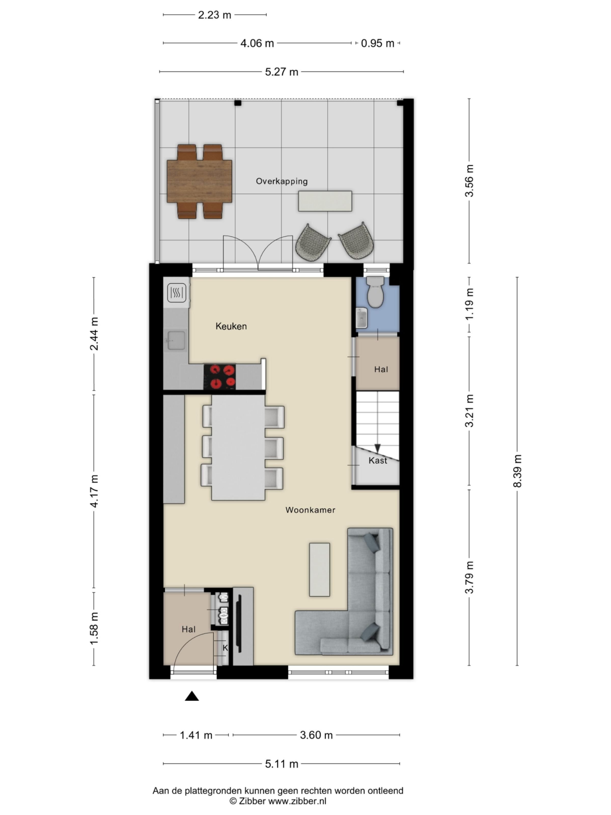 Gelaarsde Kat 34 plattegrond