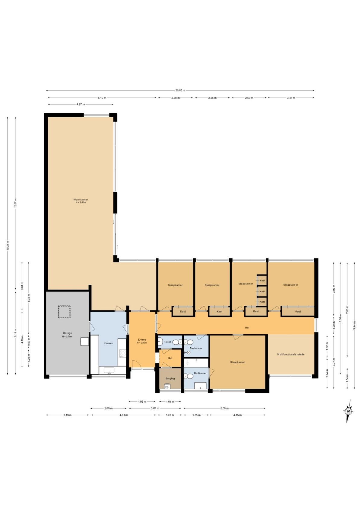 Maaslaan 10 plattegrond