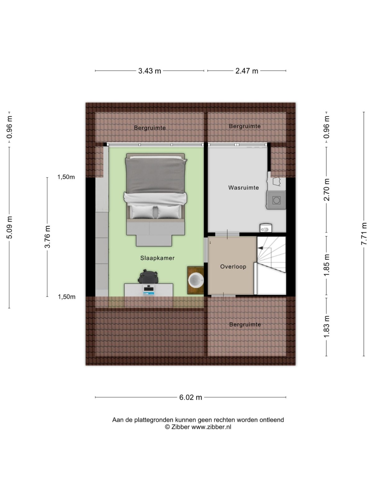 Monarchstraat 48 plattegrond 3