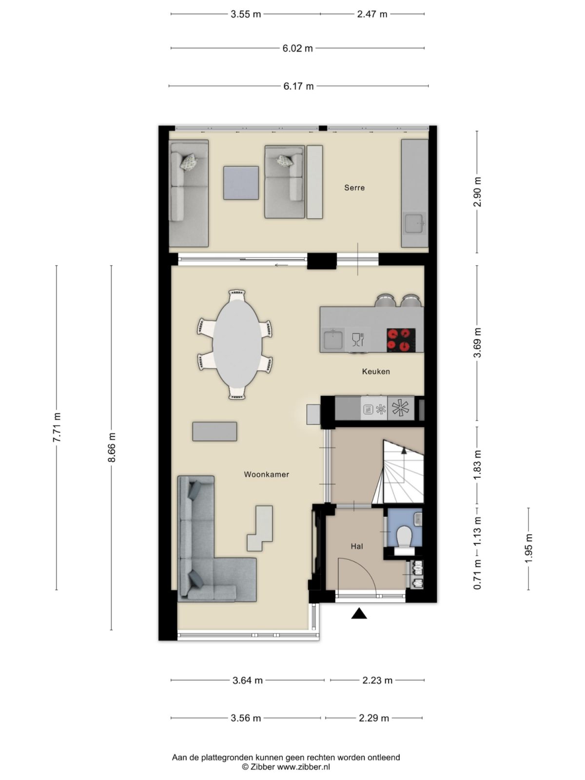 Monarchstraat 48 plattegrond