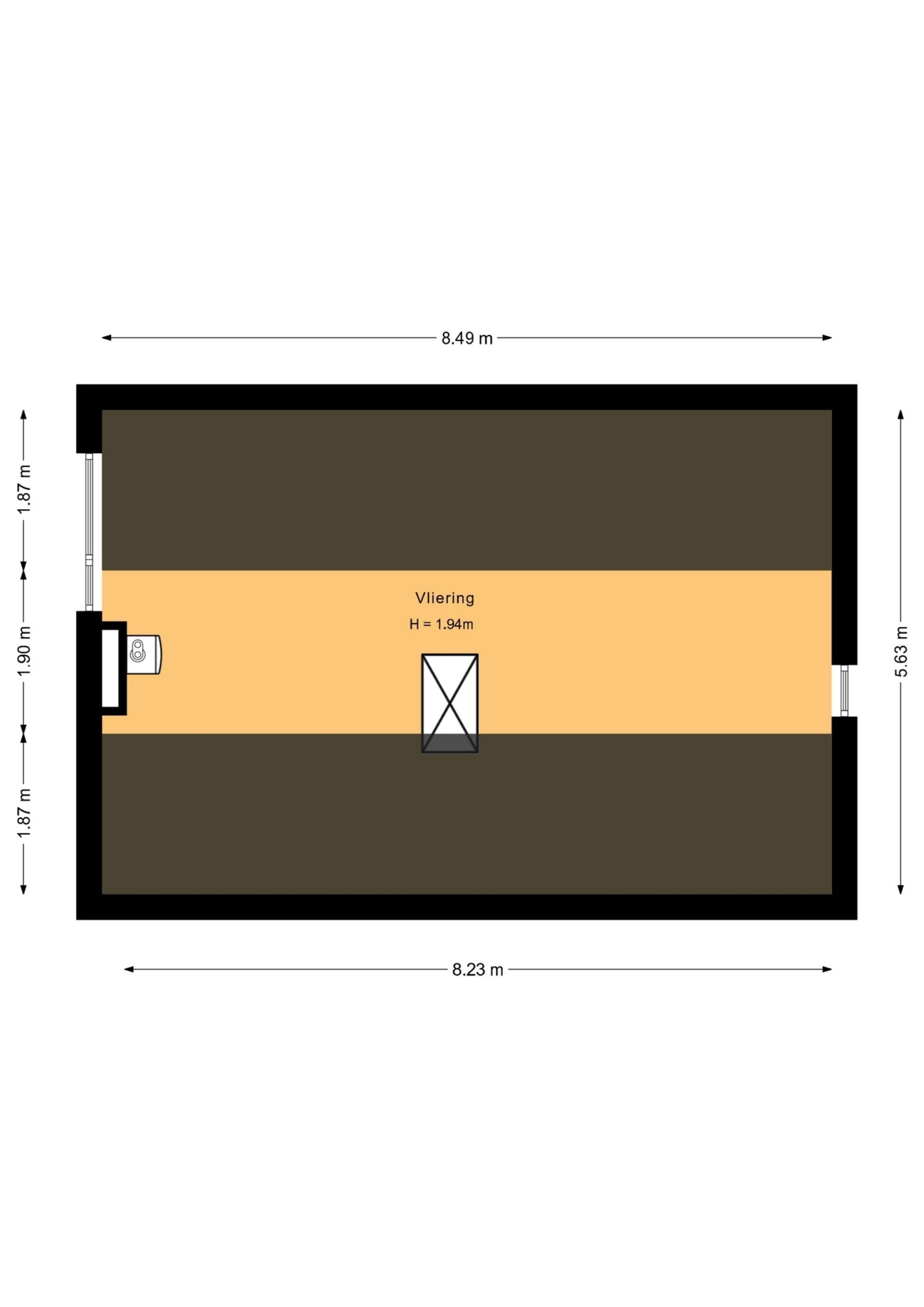 Dordognelaan 40 plattegrond 3