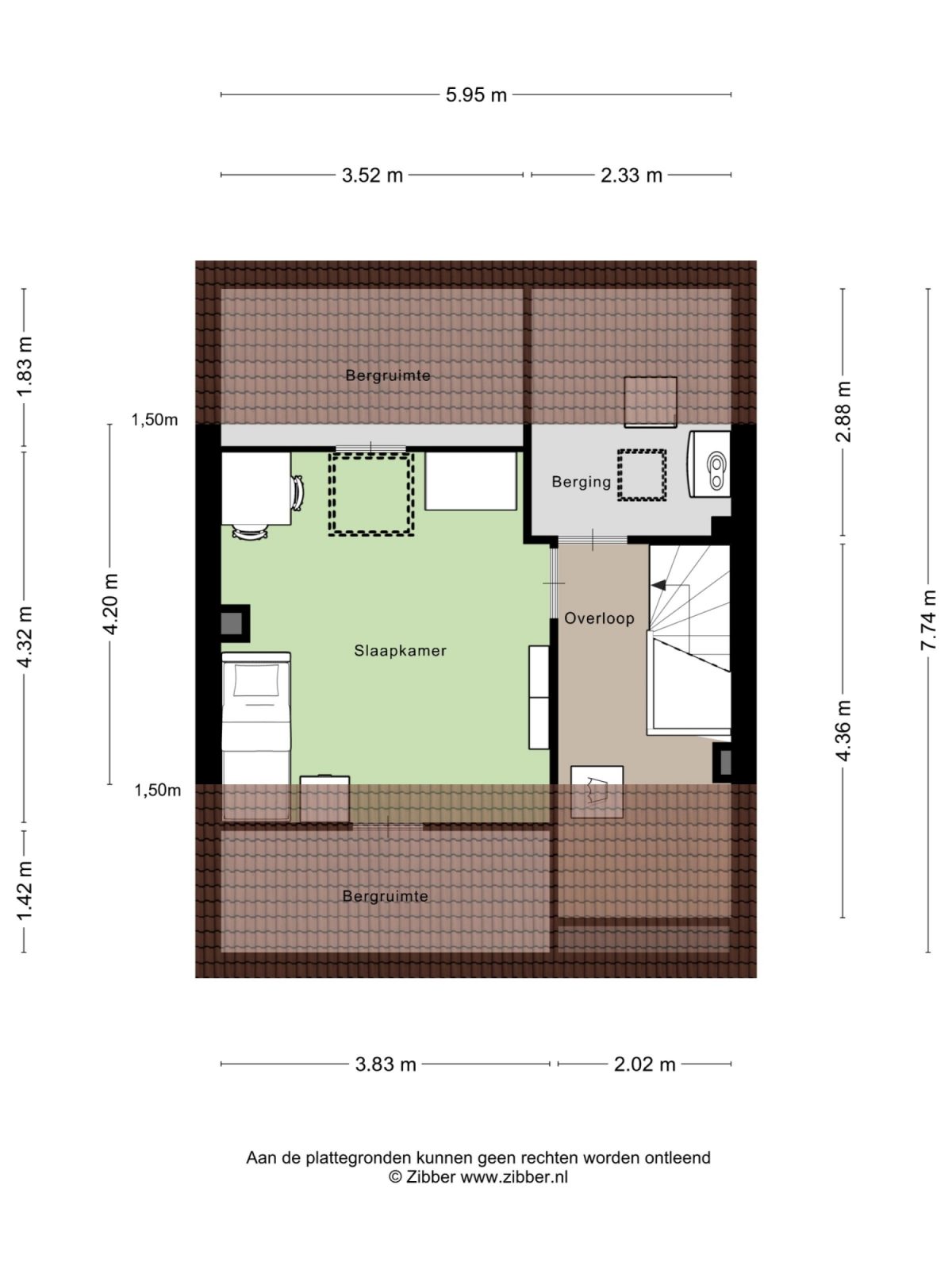Rode Kruislaan 89 plattegrond 3