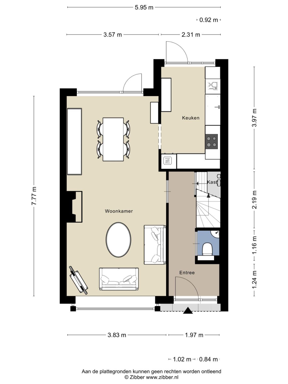 Rode Kruislaan 89 plattegrond