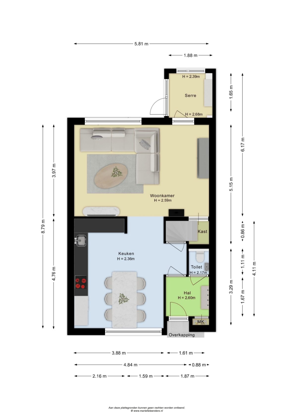 Livornostraat 51 plattegrond