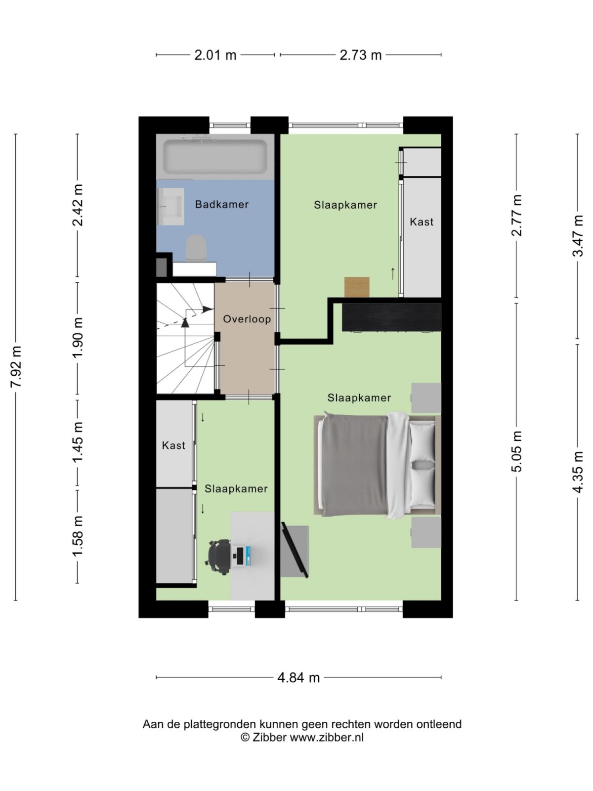 Amienslaan 21 plattegrond 2