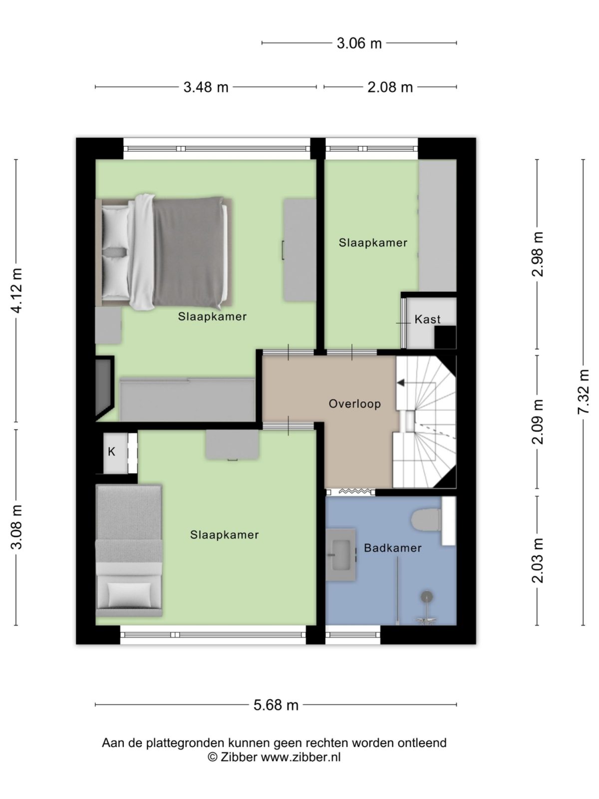 Generaal Bentinckstraat 15 plattegrond 2