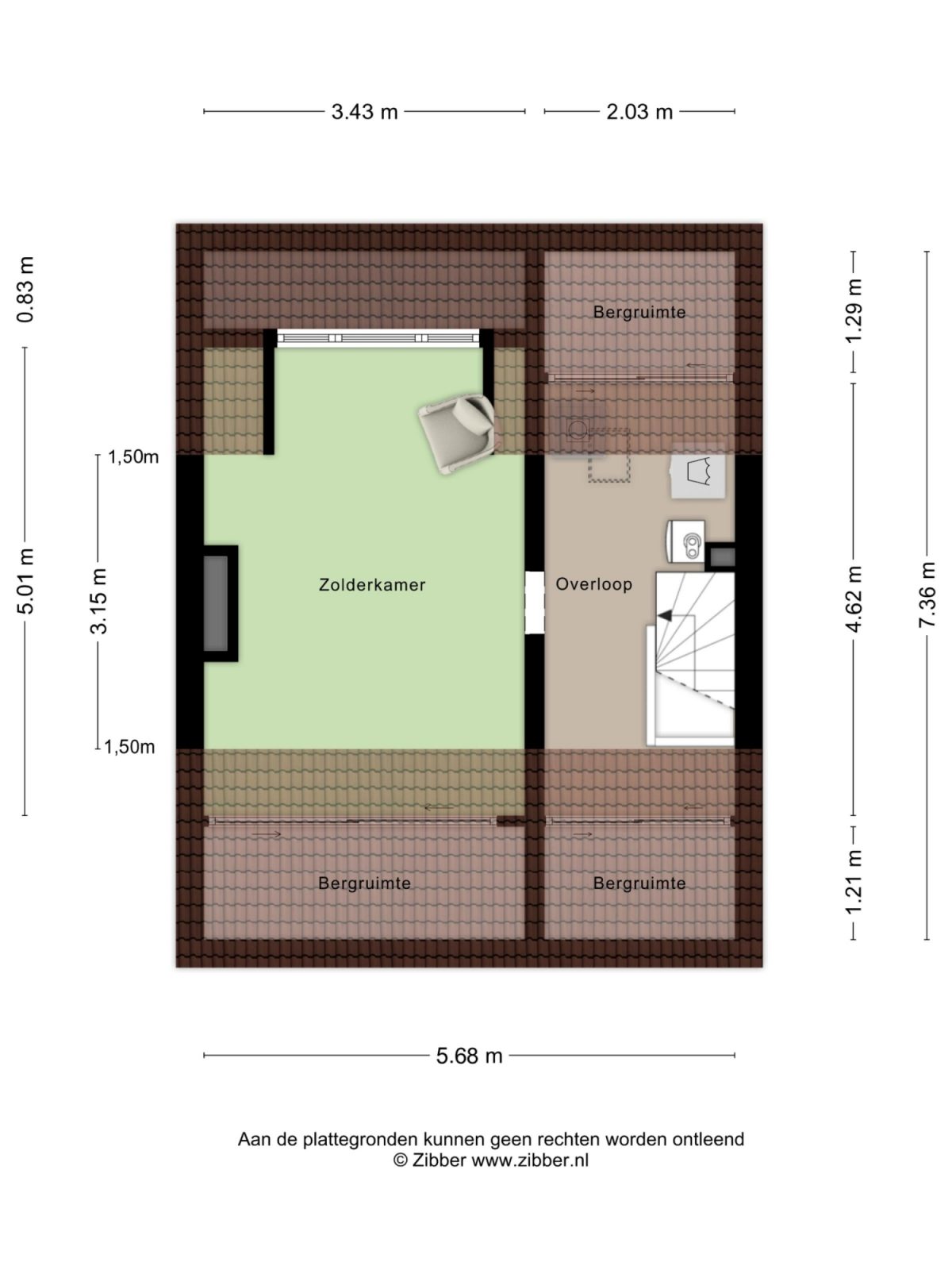 Generaal Bentinckstraat 15 plattegrond 3