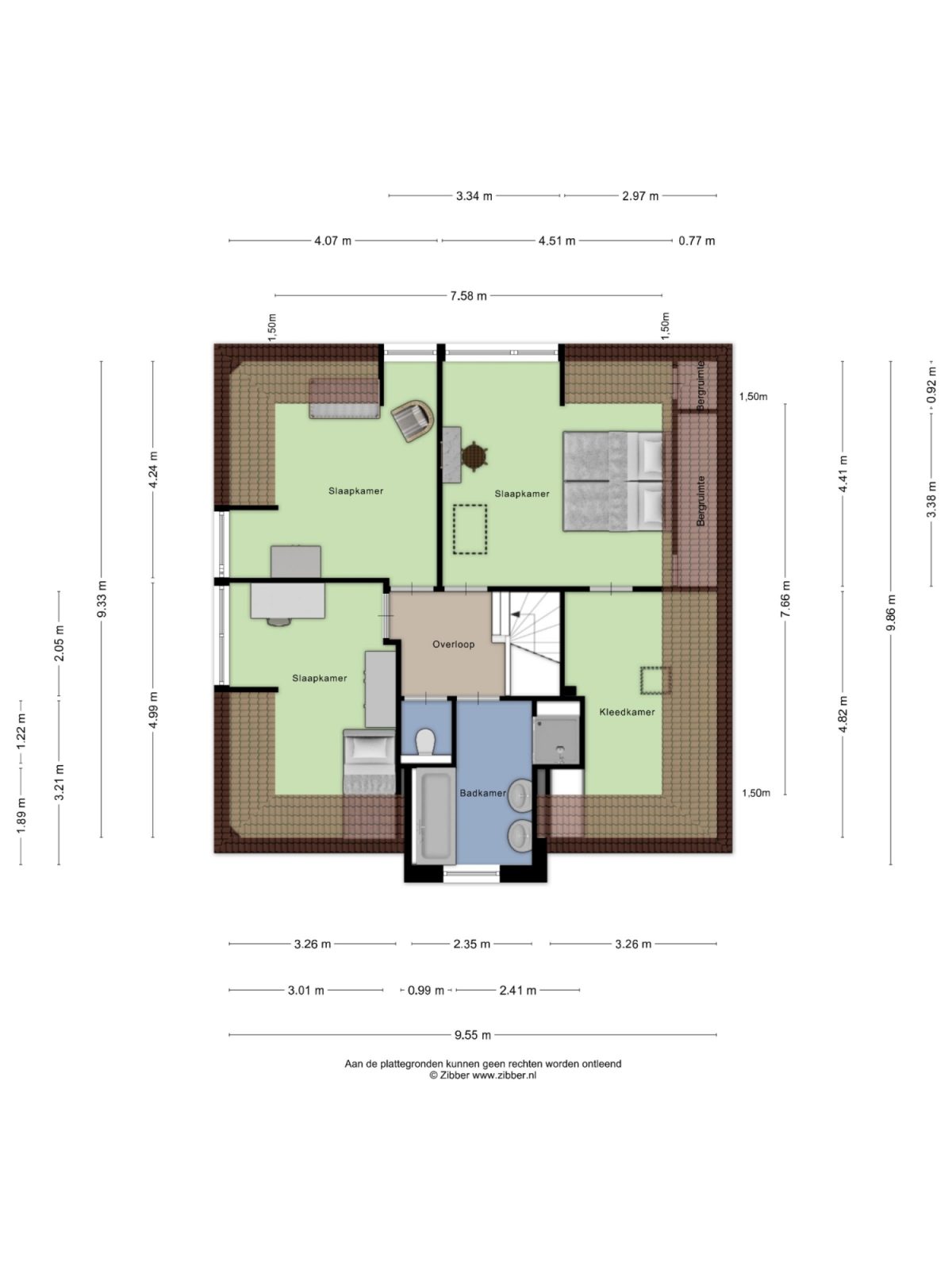 Ella Fitzgeraldlaan 66 plattegrond 3