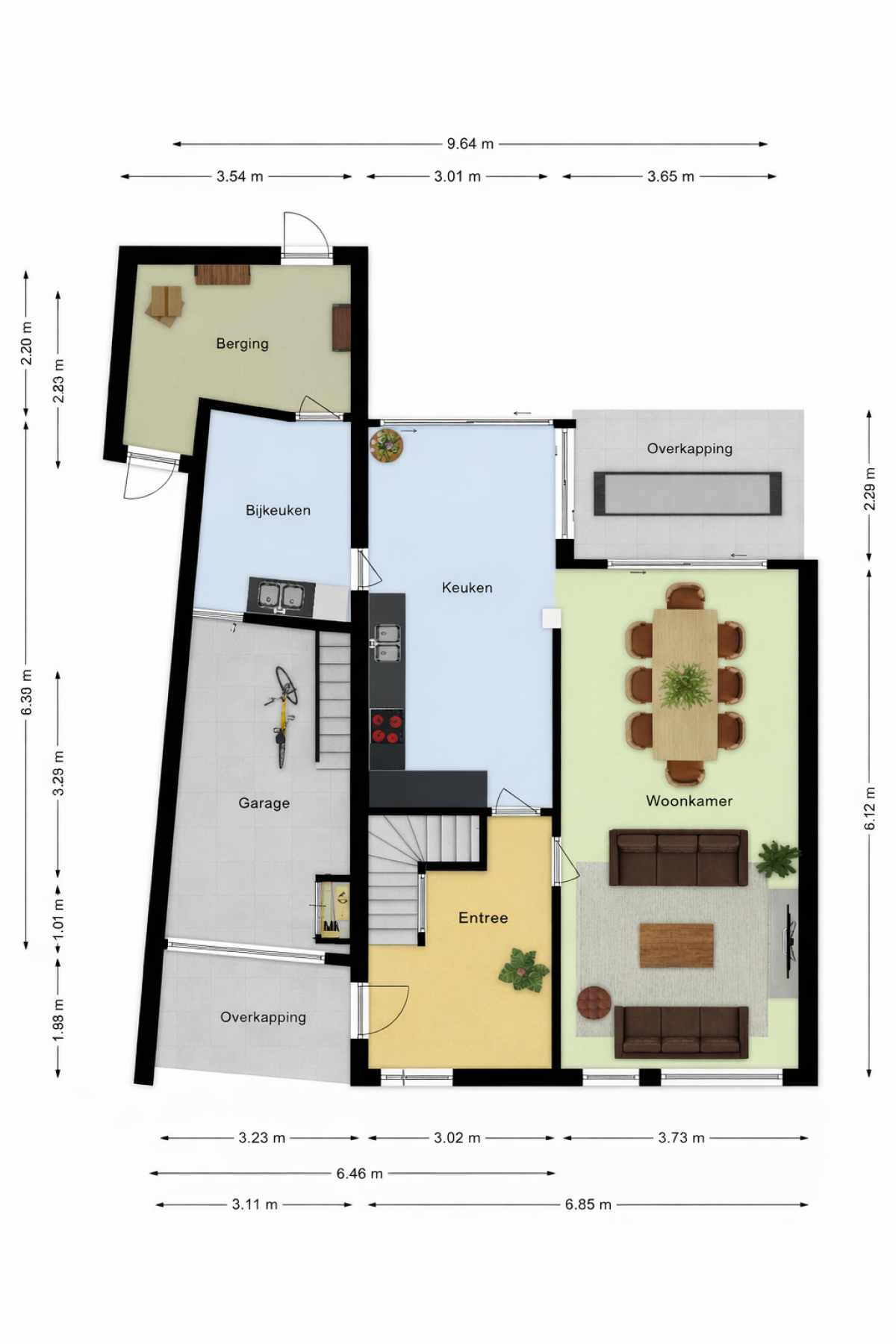 Roelantlaan 36 plattegrond