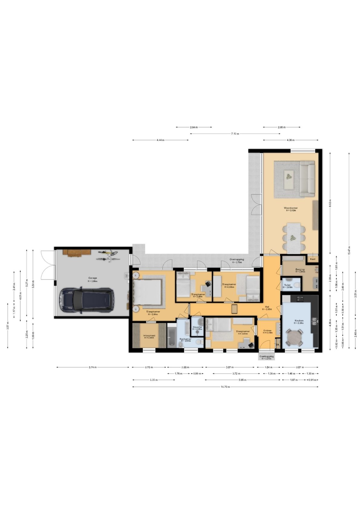 Aeneaslaan 34 plattegrond