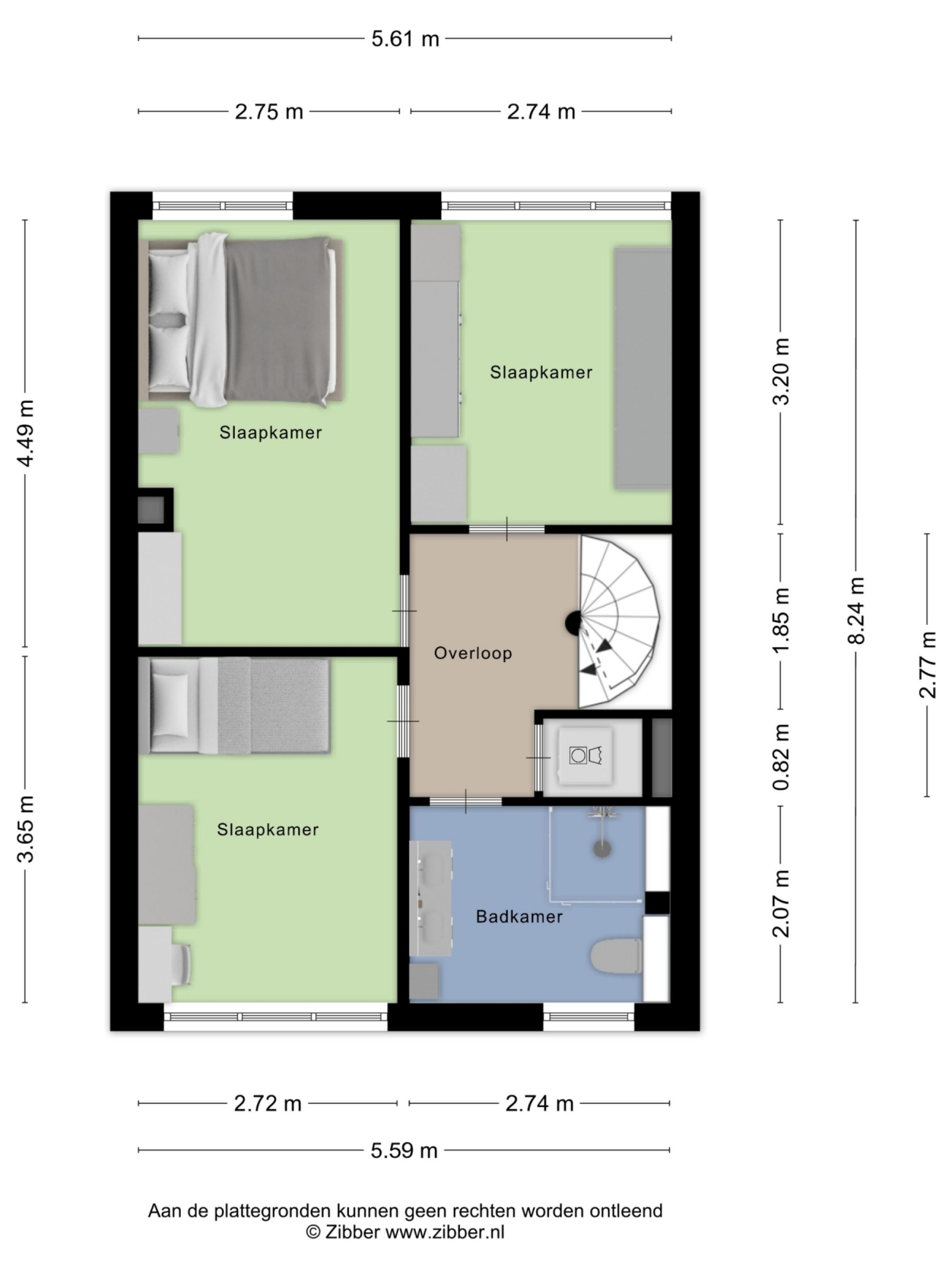 De Twijnder 14 plattegrond 2