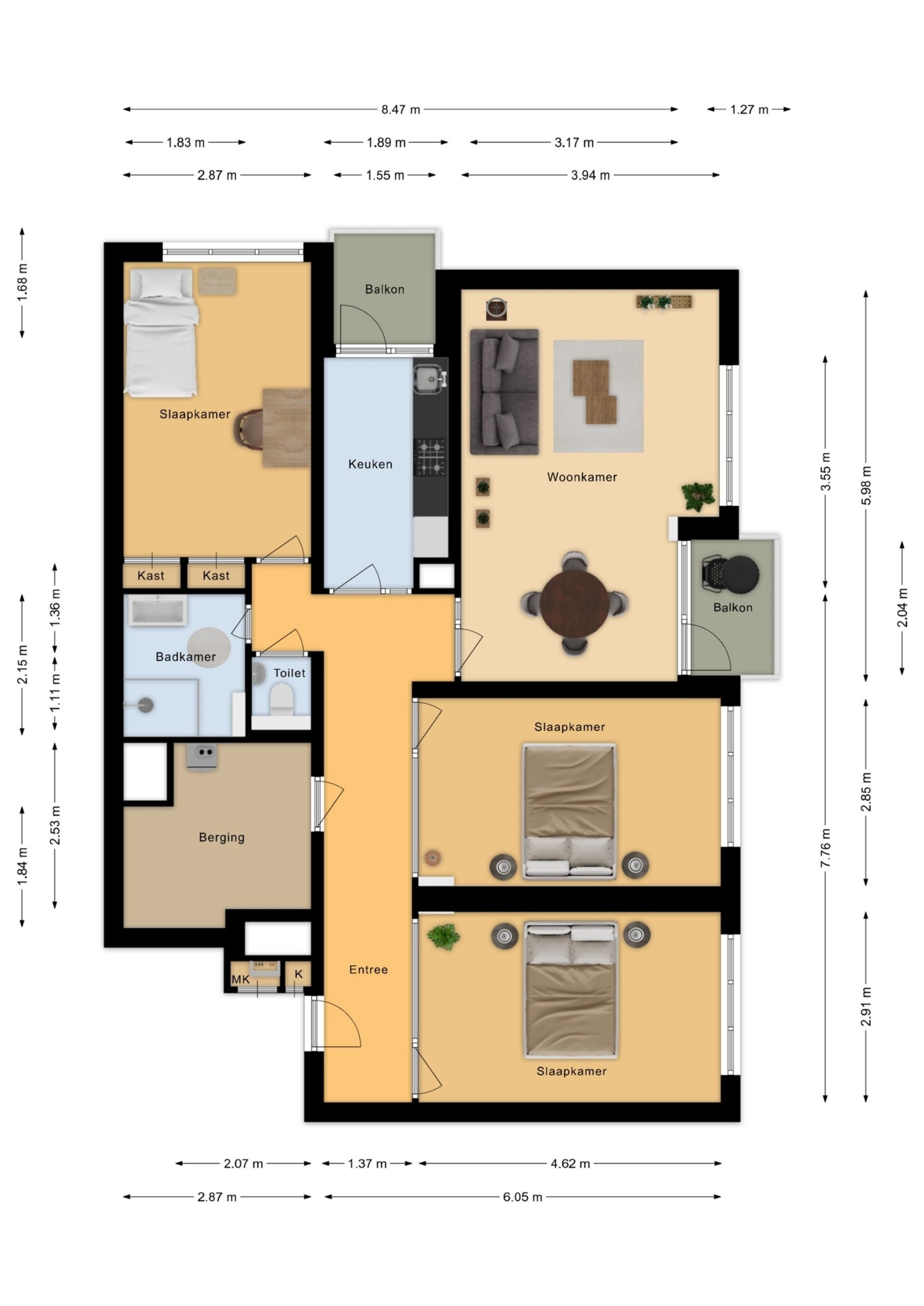 Pisanostraat 18 plattegrond