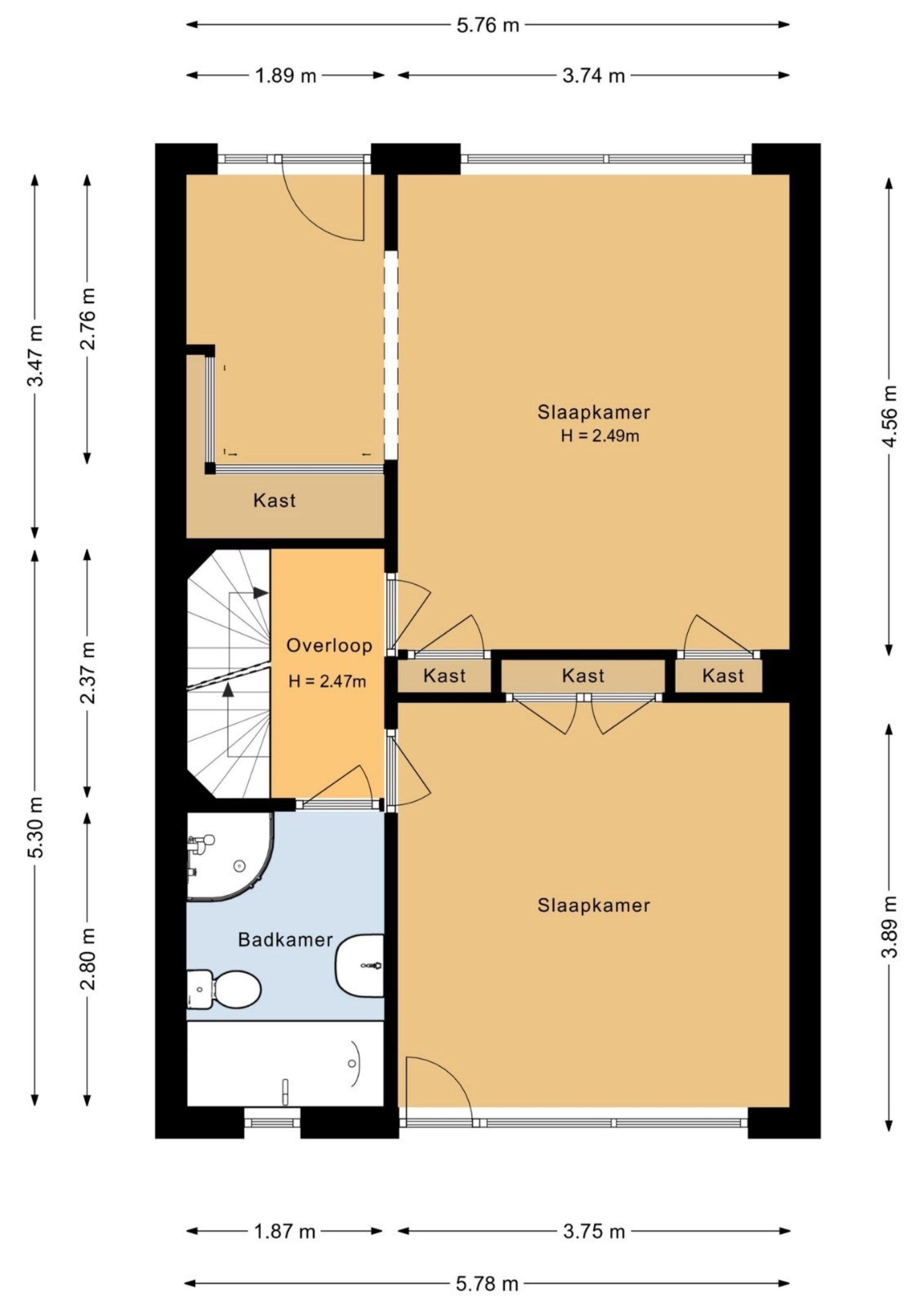 St Jorislaan 10 plattegrond