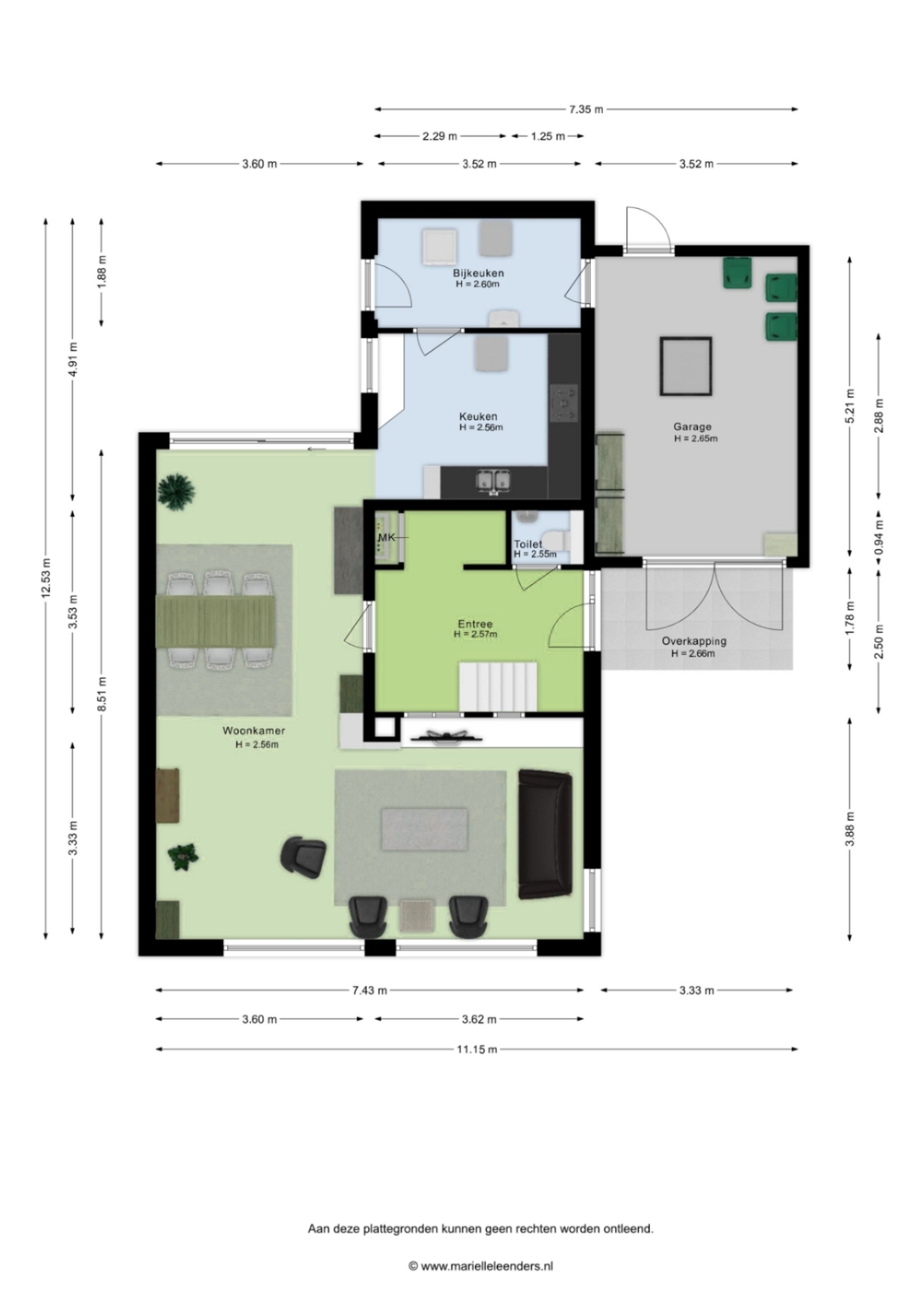 Arieslaan 5 plattegrond