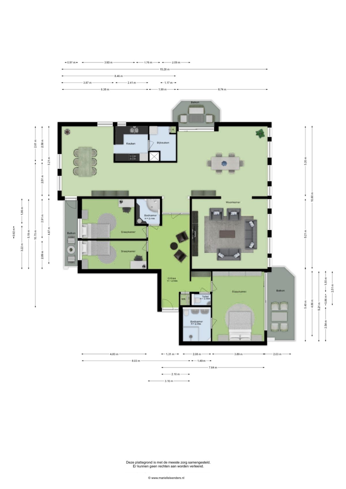 Scottlaan 114 plattegrond