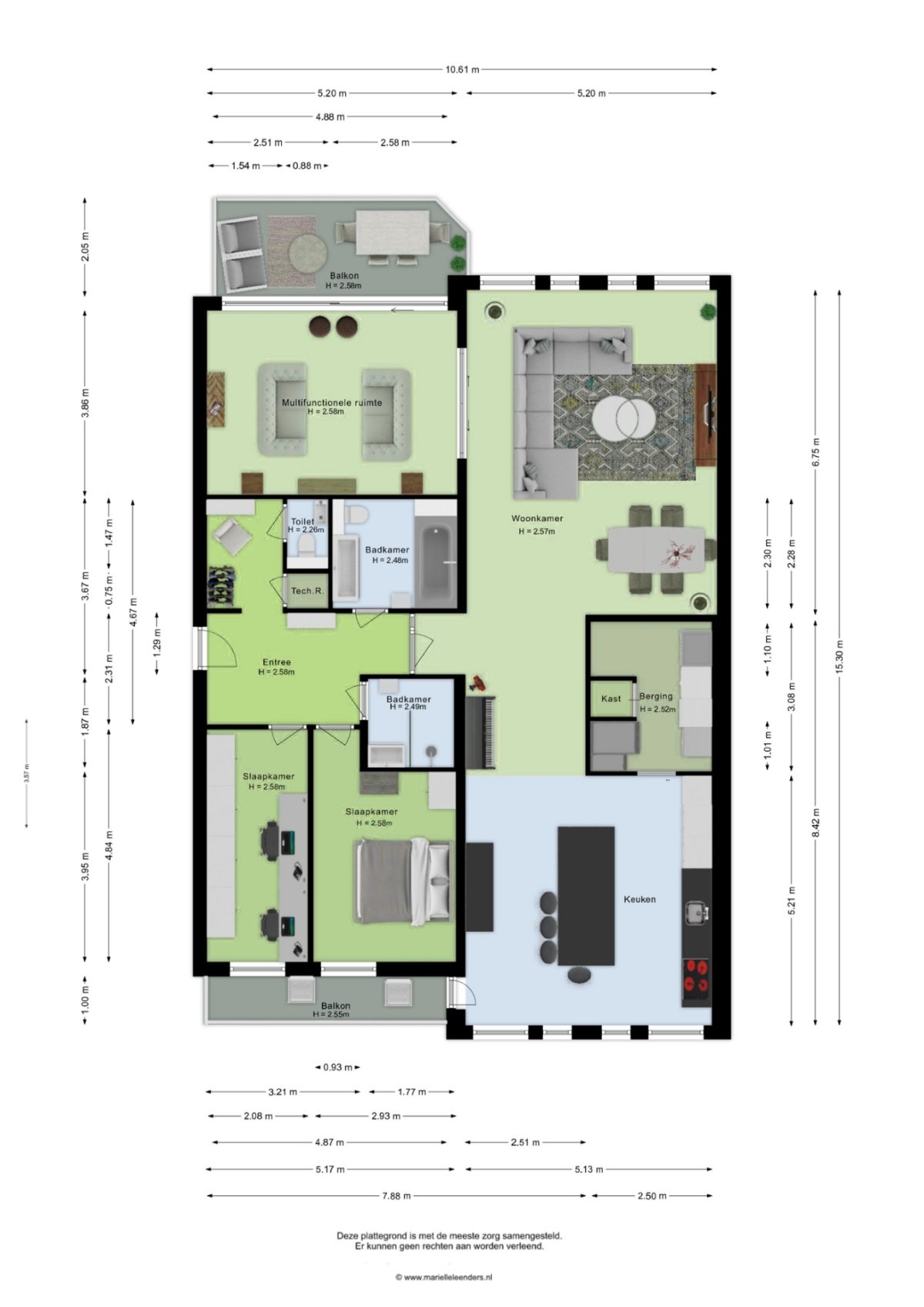Scottlaan 112 plattegrond