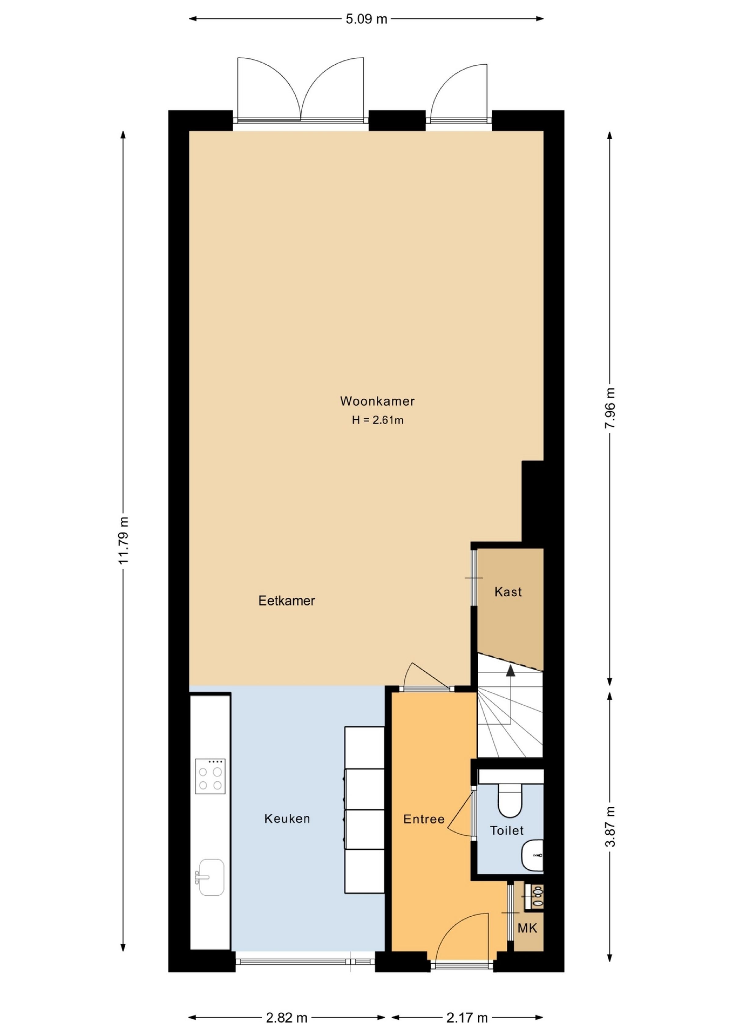Lavendelplein 120 plattegrond
