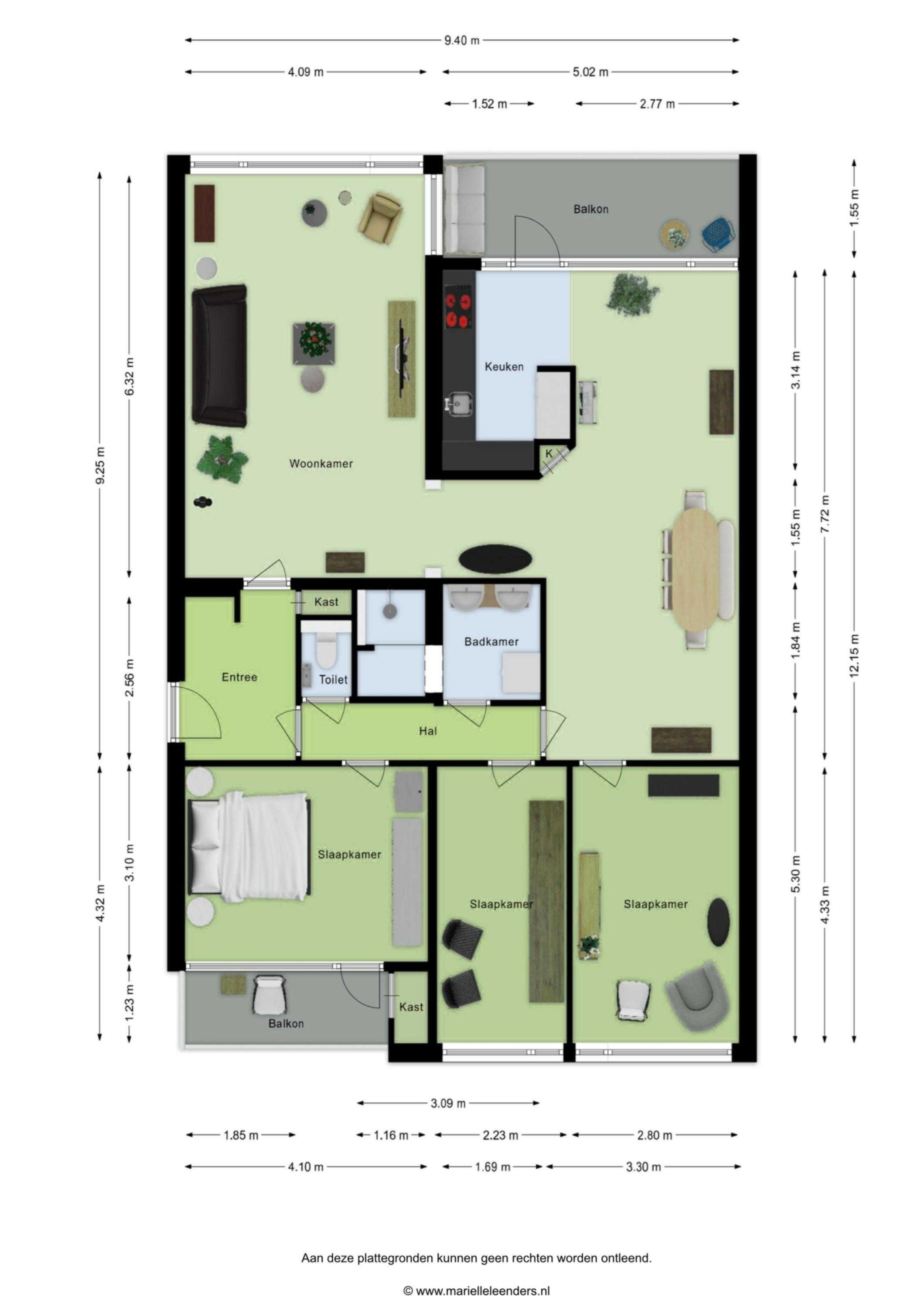 Venuslaan 359 A plattegrond