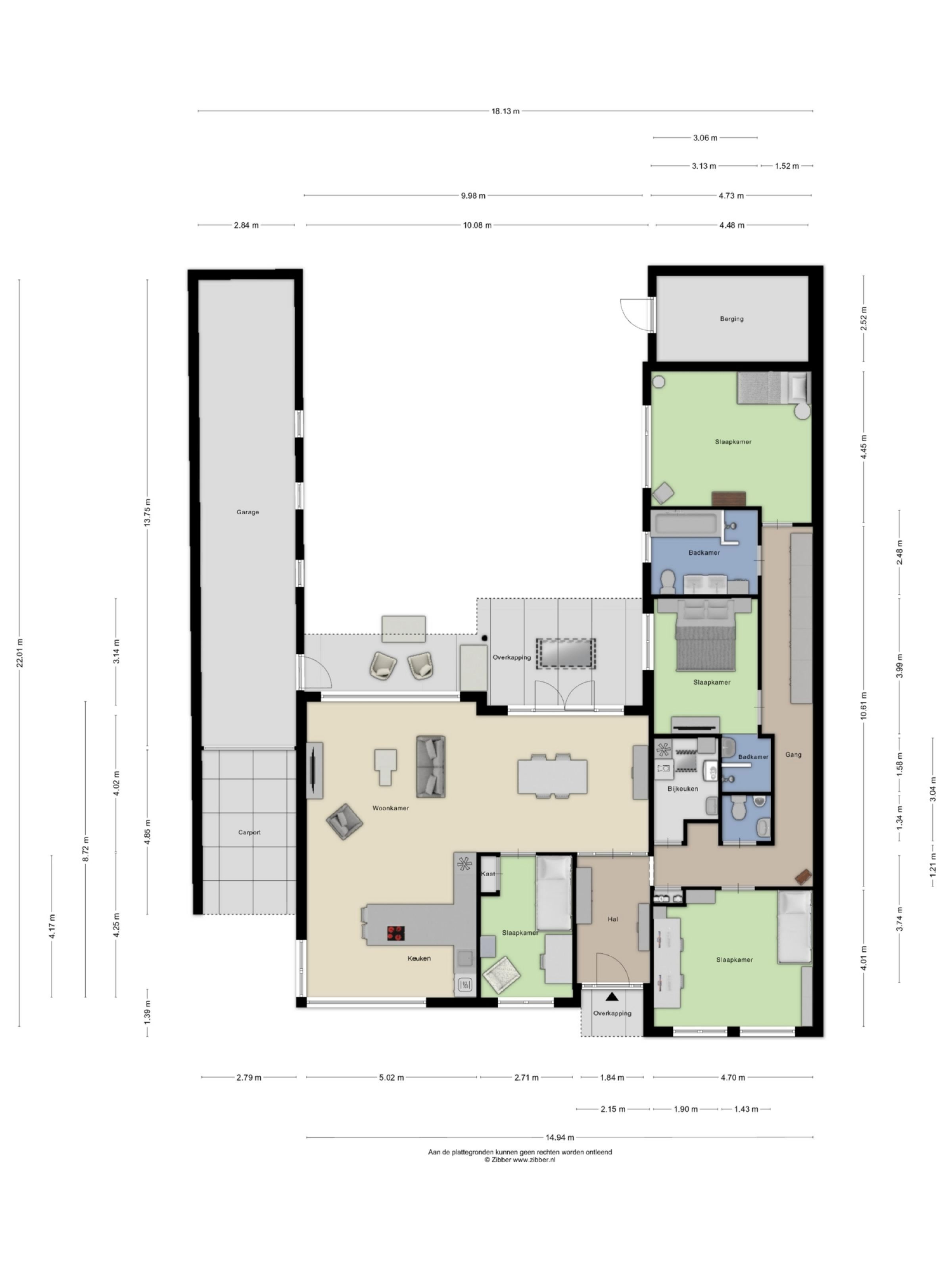 Xanthippehof 2 plattegrond