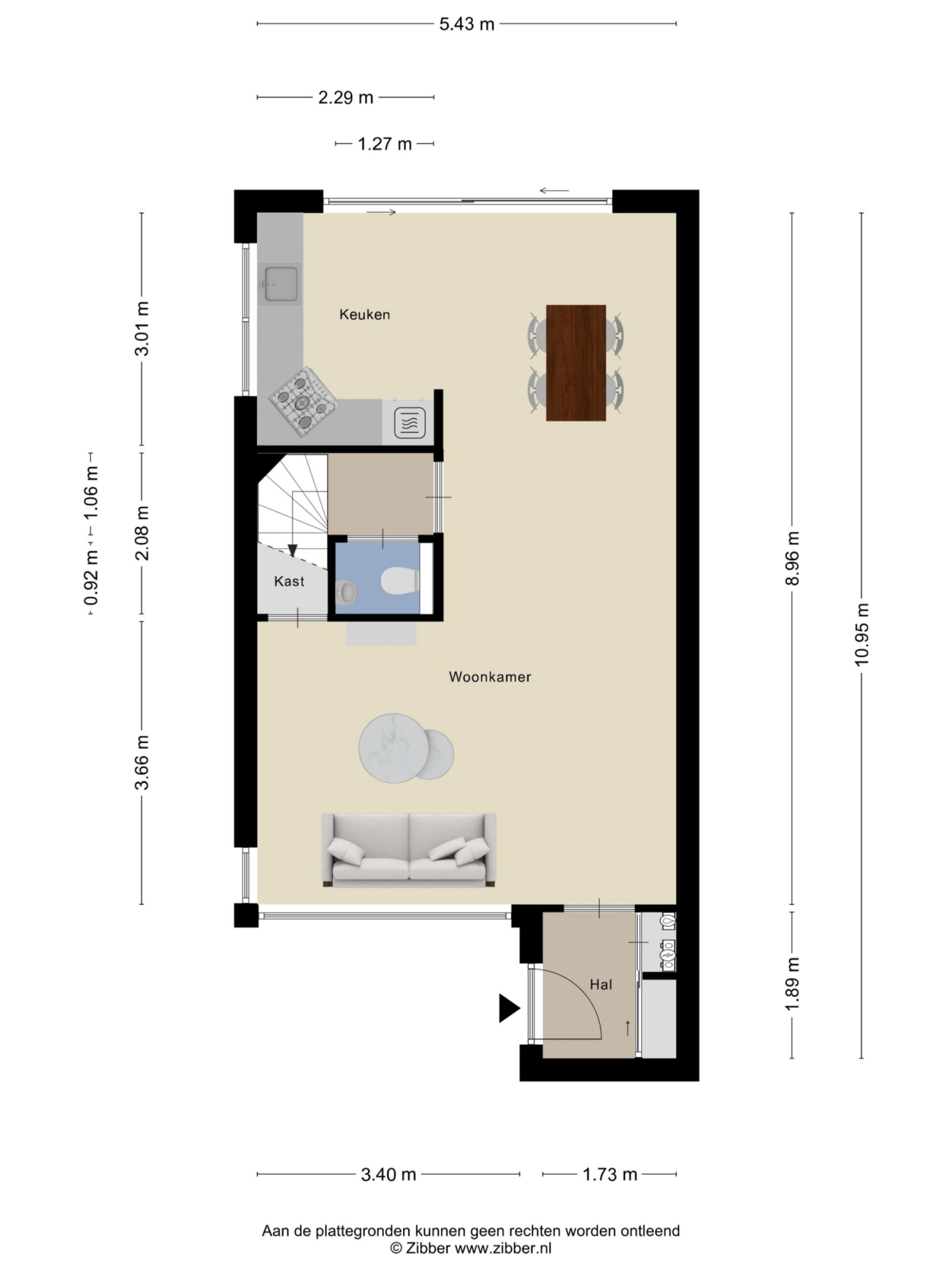 Nabucco 25 plattegrond