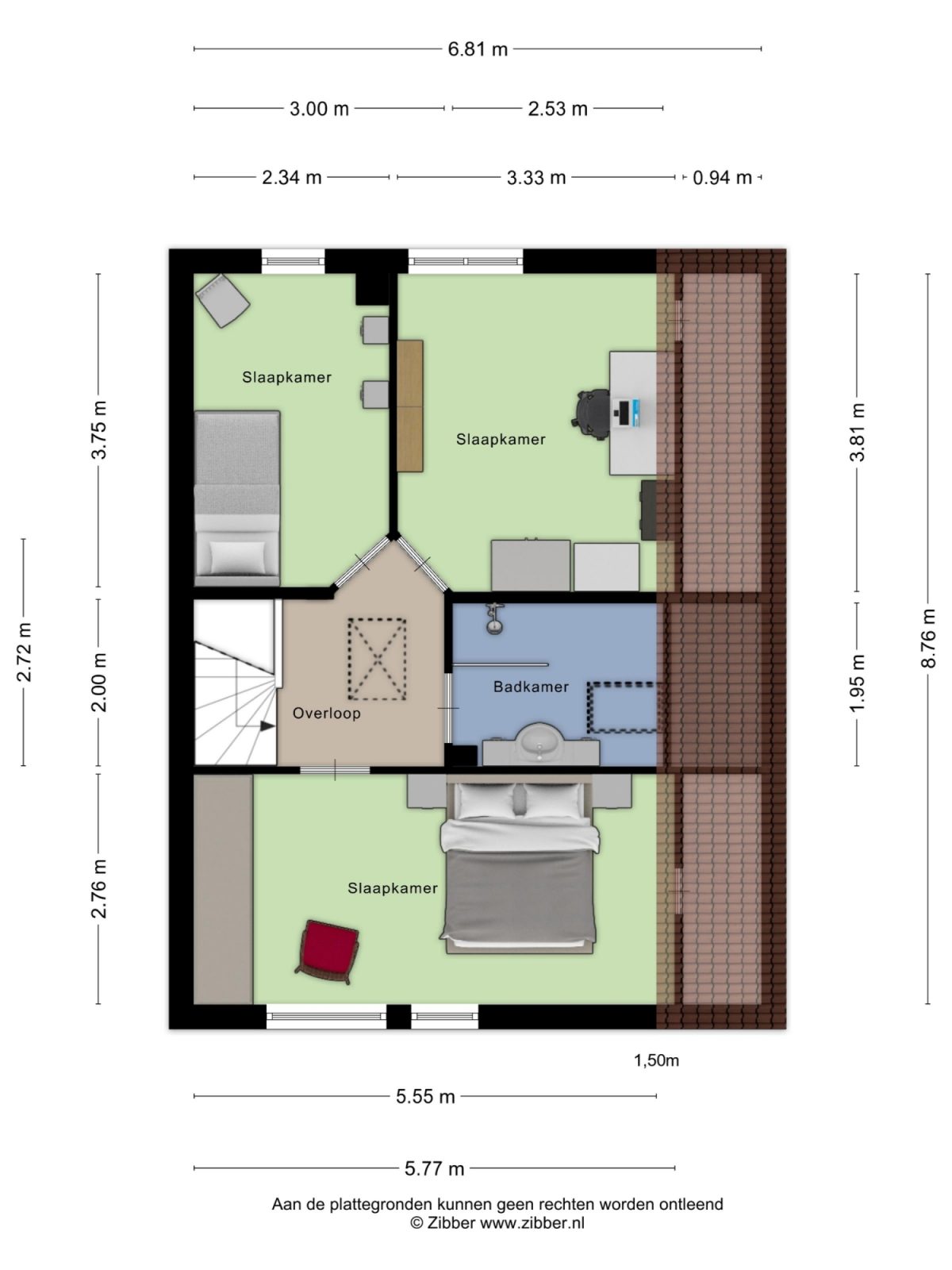 Mainelaan 153 plattegrond 2