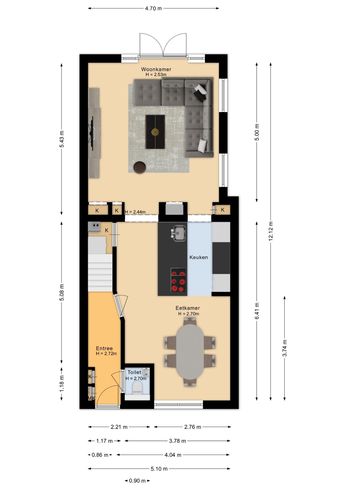 Lijmbeekstraat 107 plattegrond