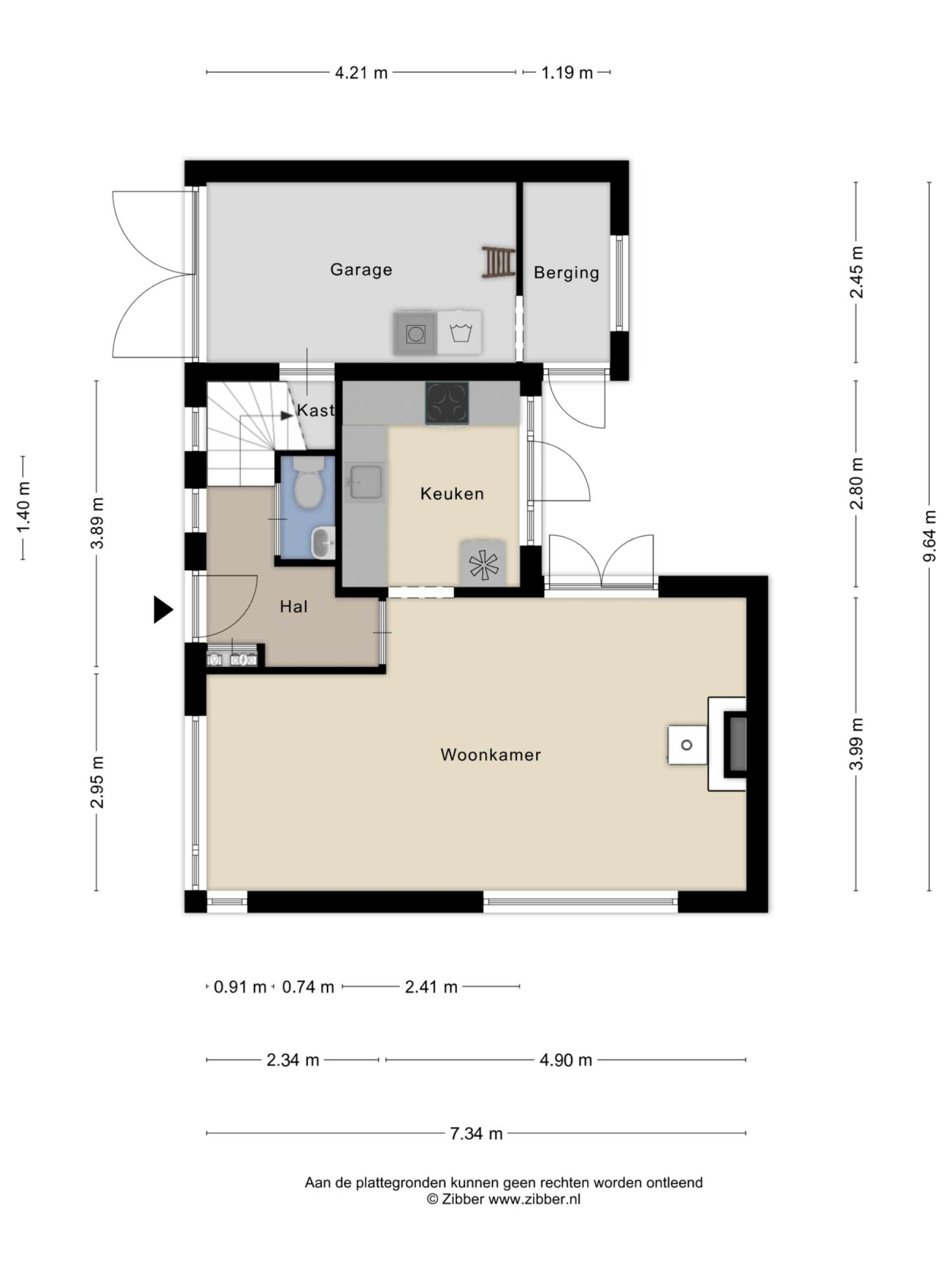 Pastoor van Arsplein 36 plattegrond