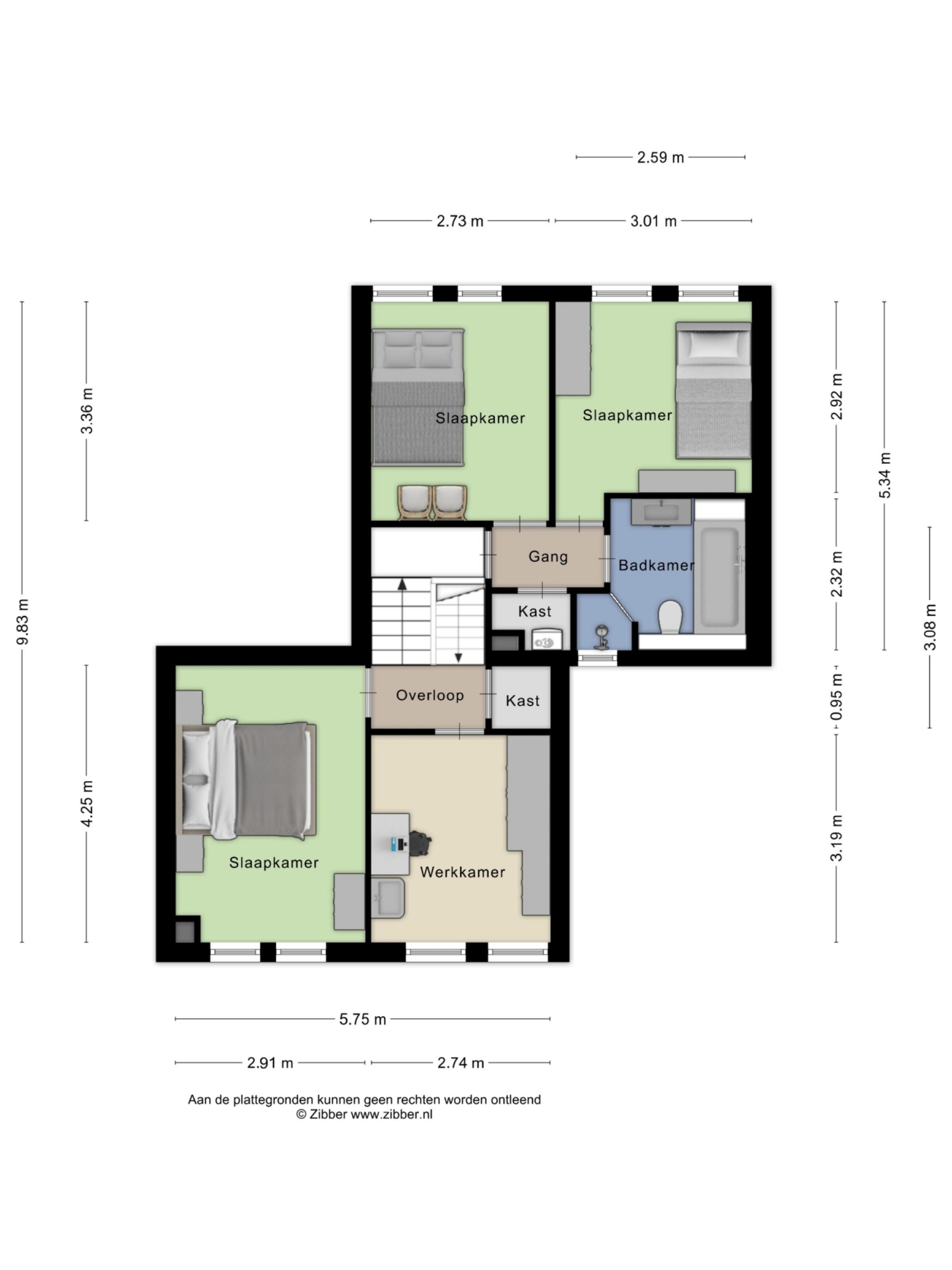 Venetiëstraat 31 plattegrond 3