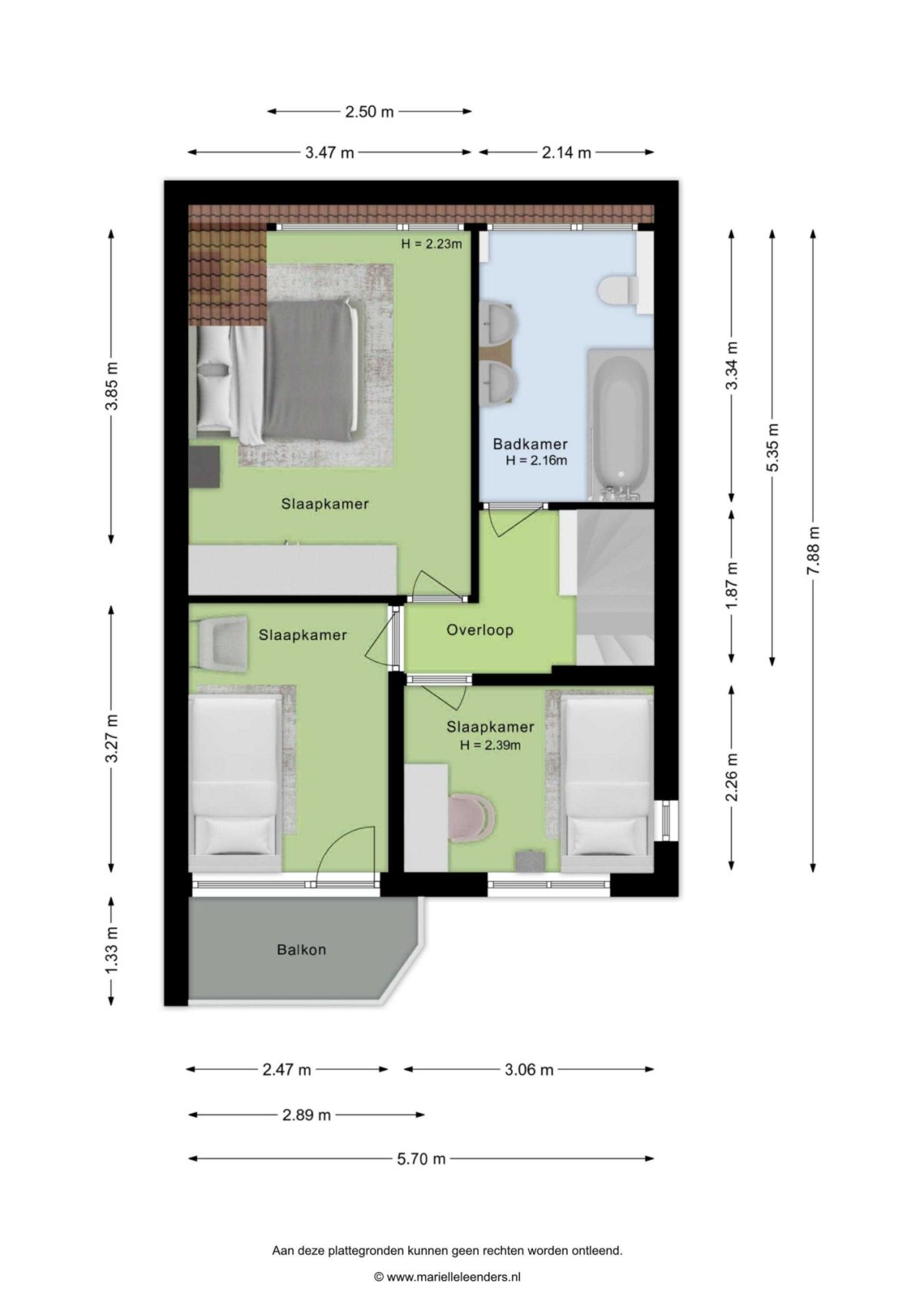 Fransebaan 82 plattegrond 2