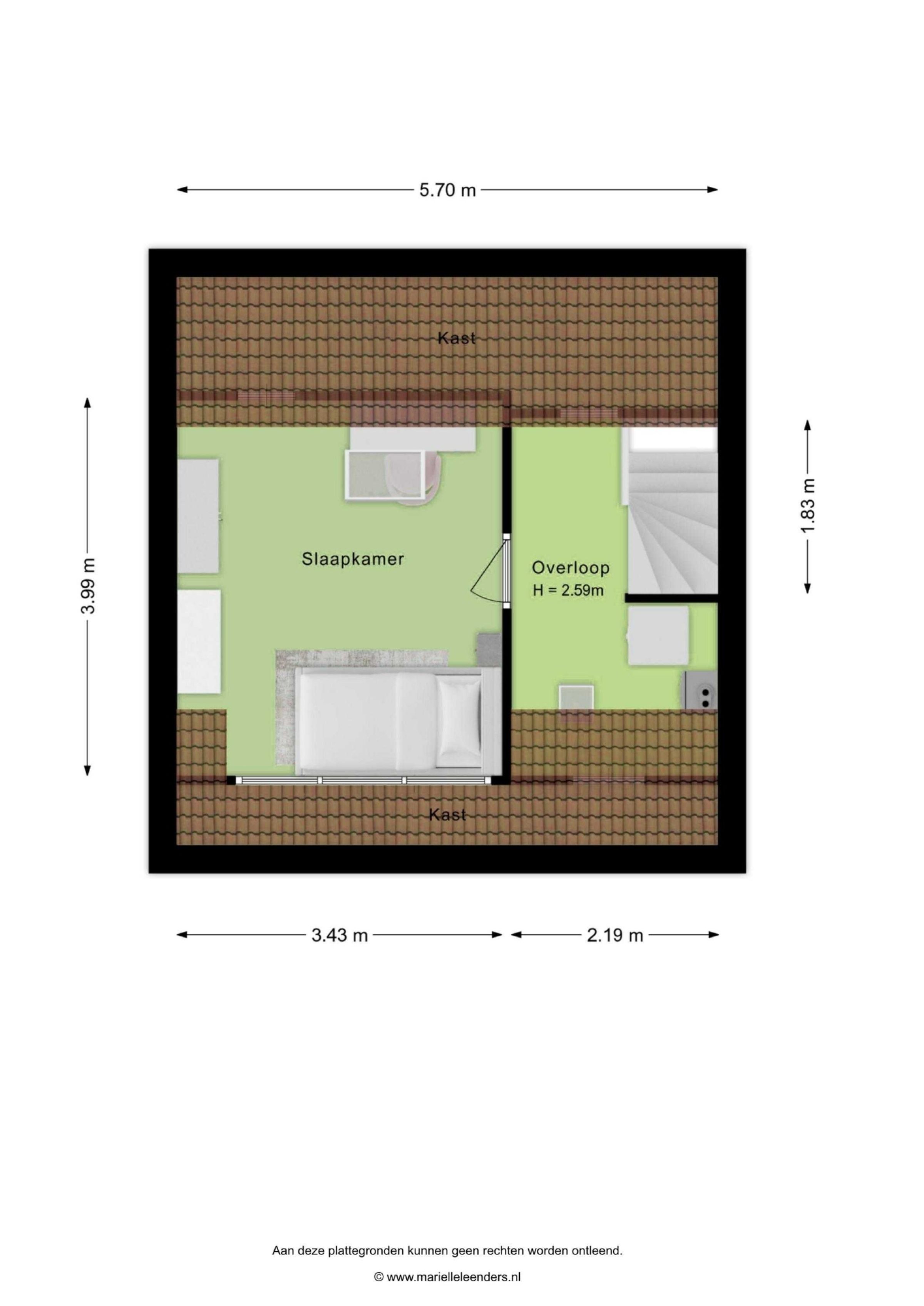 Fransebaan 82 plattegrond 3