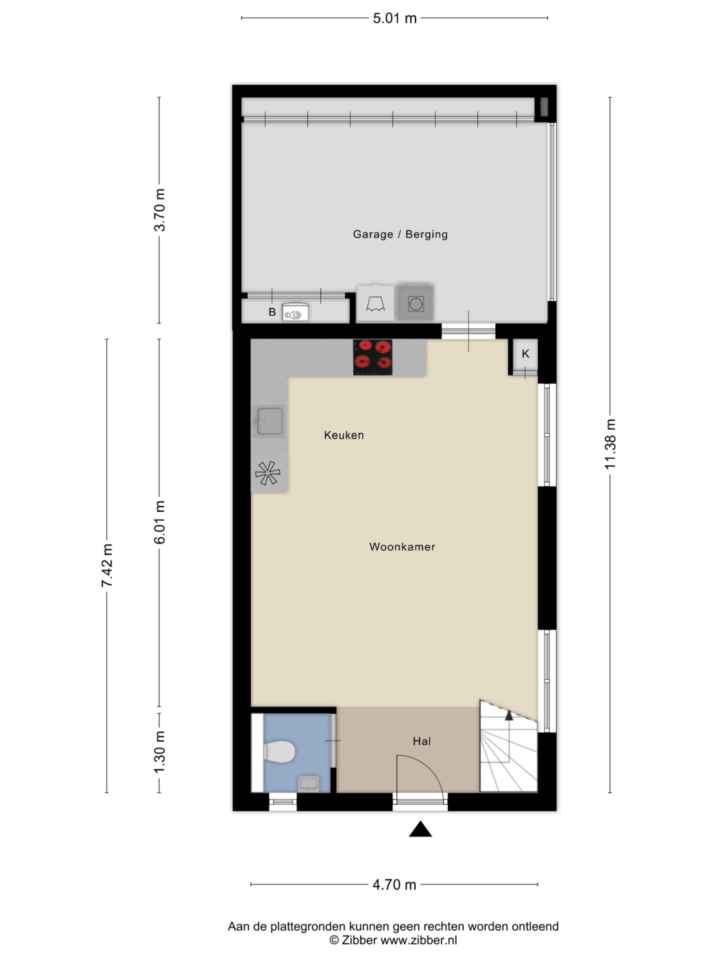 Nieuwendijk 32 plattegrond
