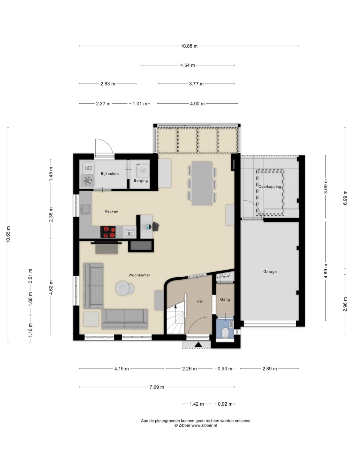 Bouvigne 13 plattegrond