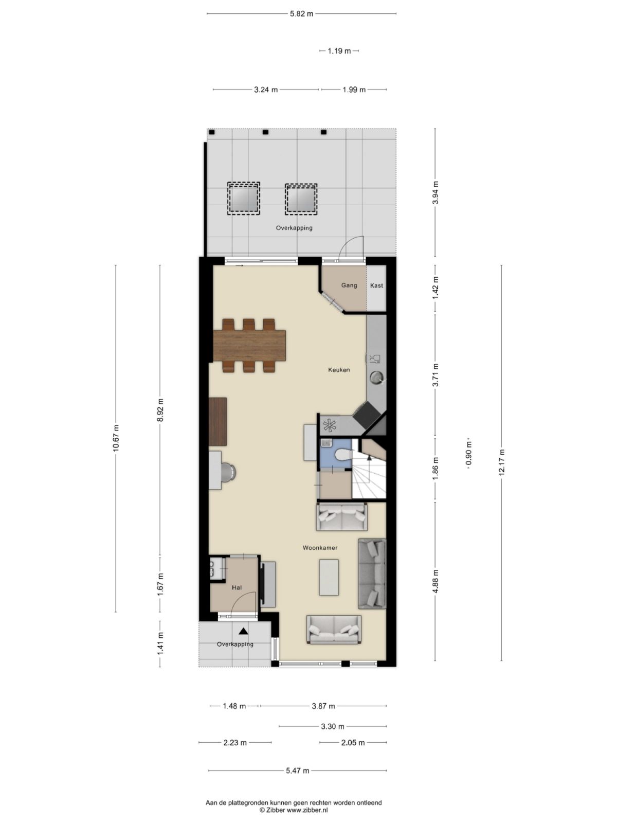 Languedoclaan 12 plattegrond