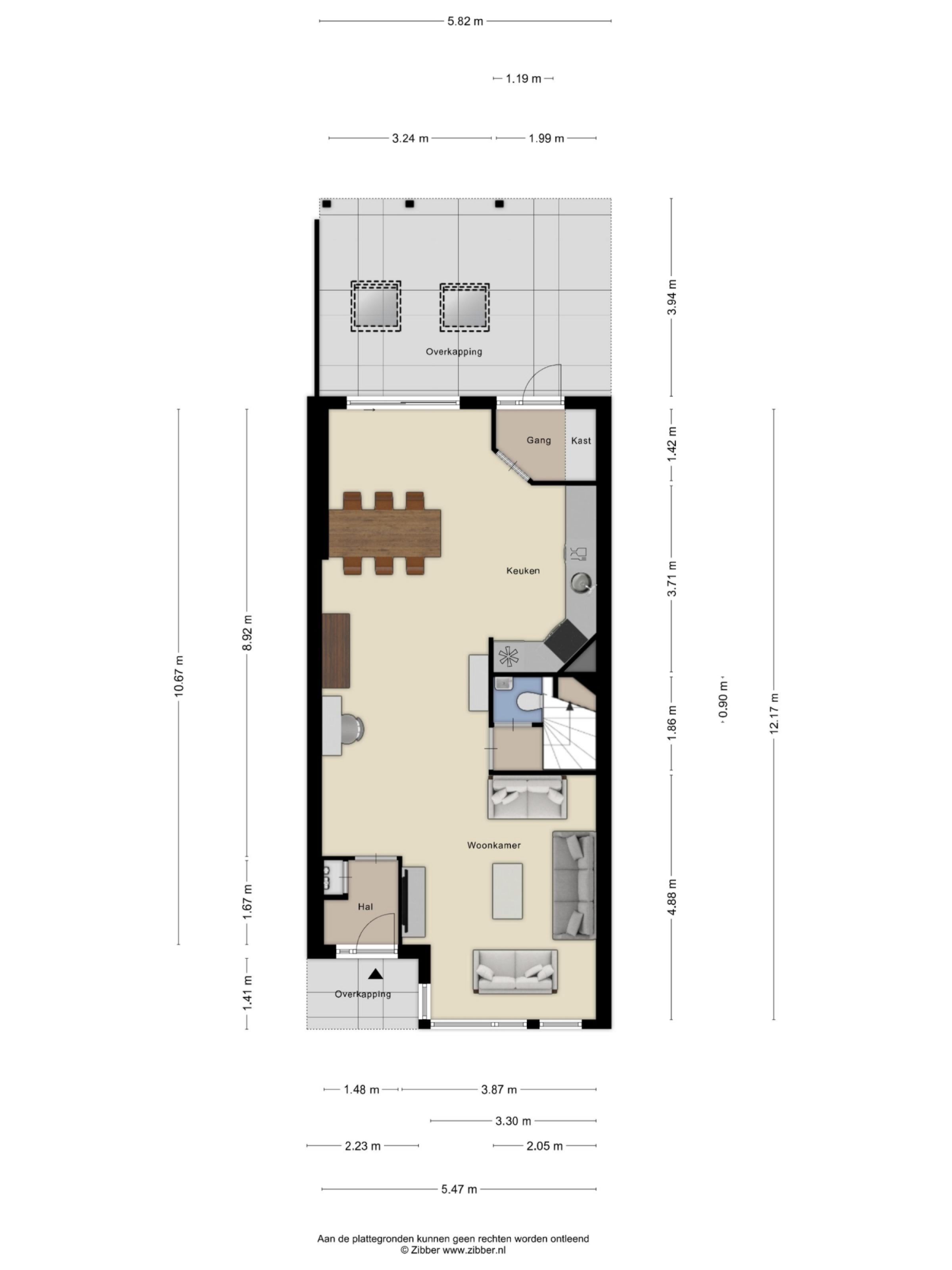 Languedoclaan 12 plattegrond