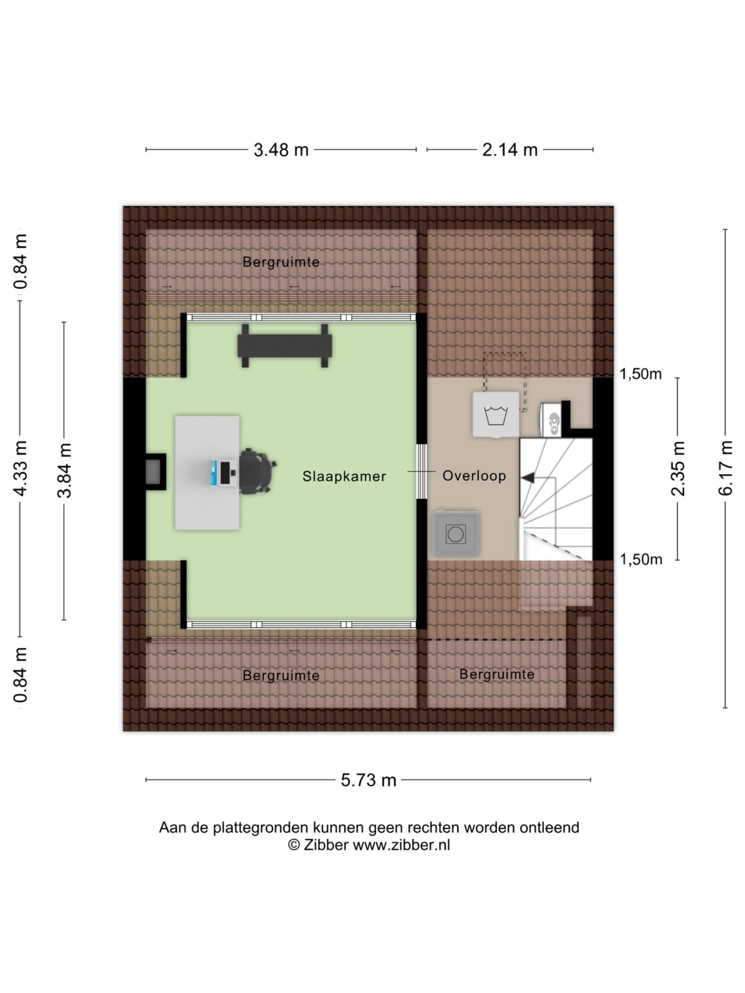 Generaal van der Leythenlaan 17 plattegrond 3