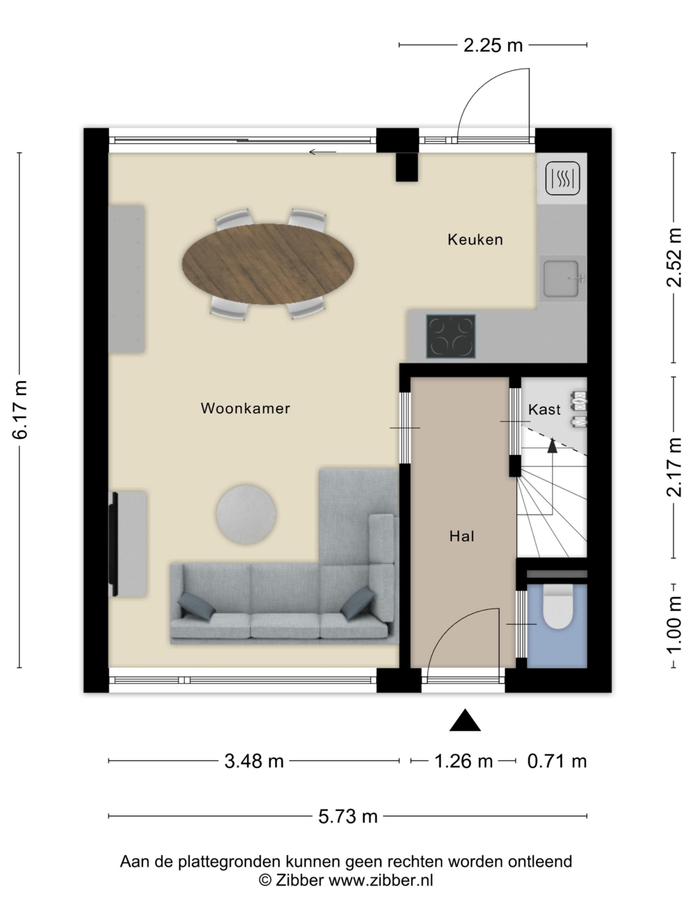 Generaal van der Leythenlaan 17 plattegrond