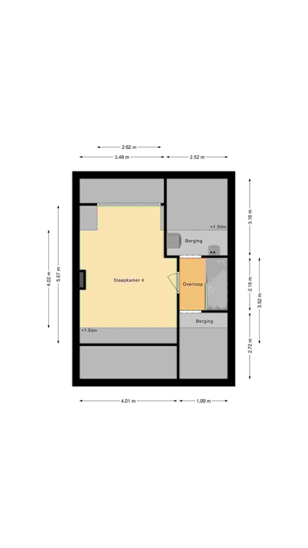 Kleine Beerpad 19 plattegrond 4