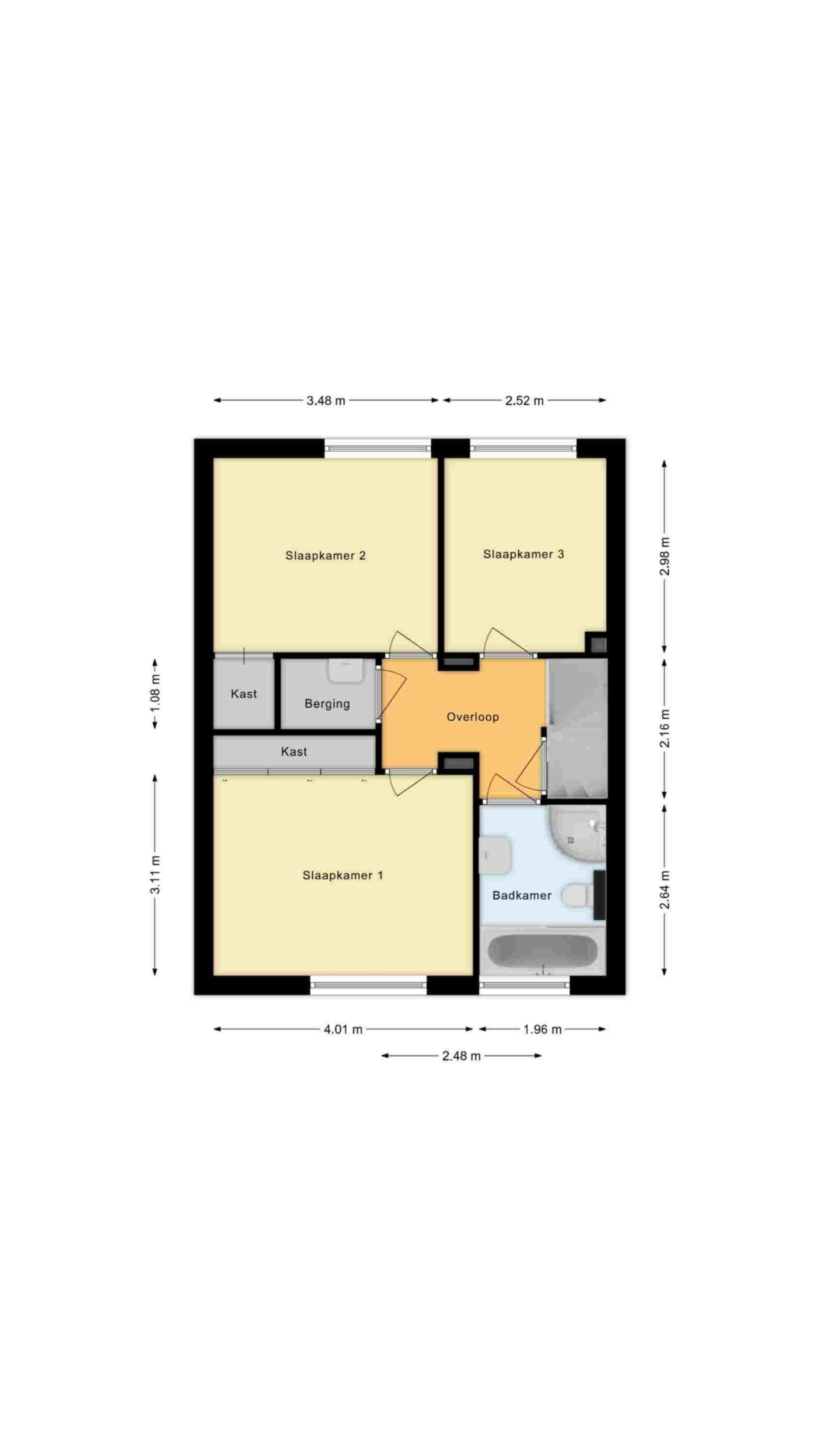 Kleine Beerpad 19 plattegrond 3