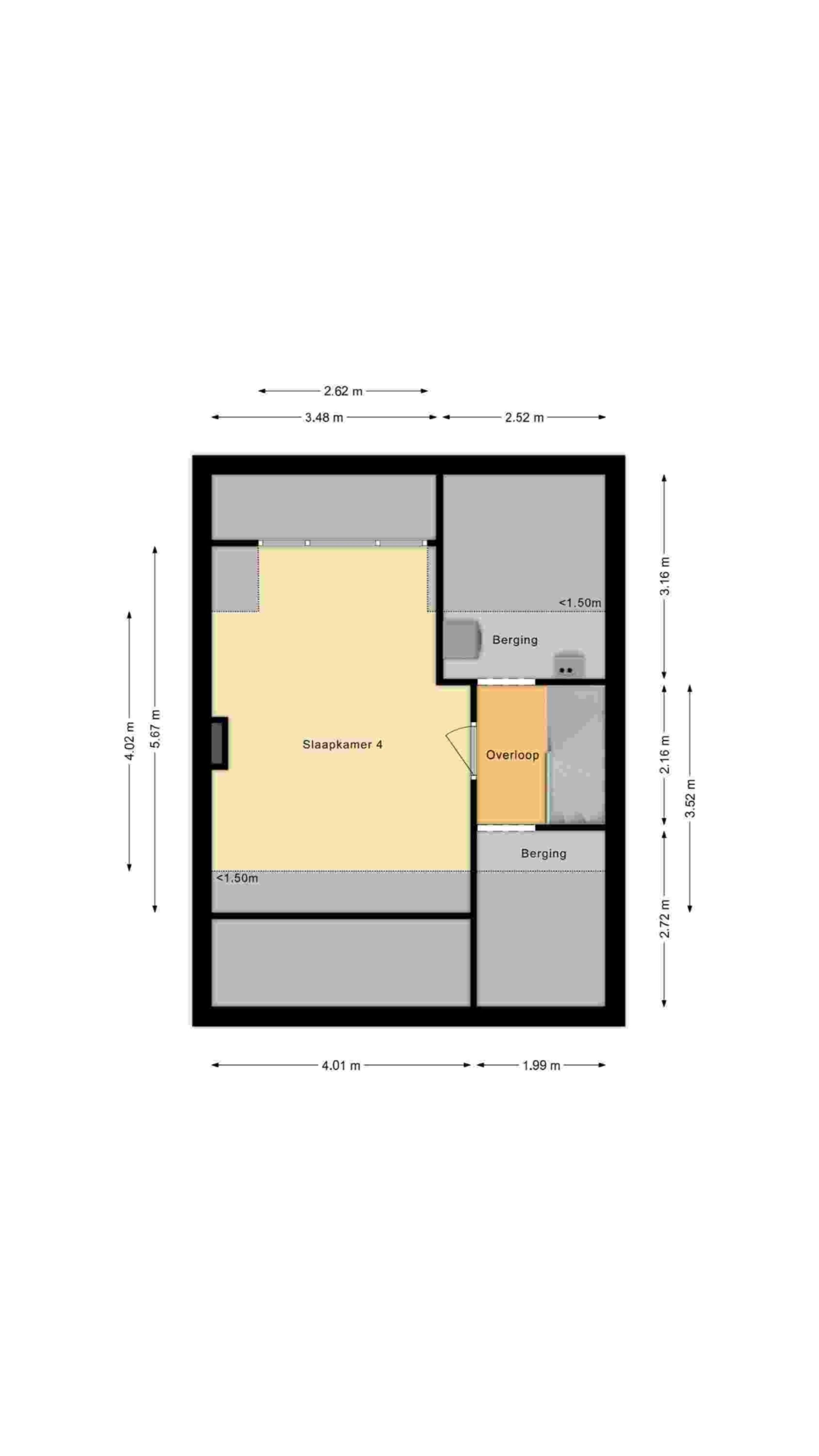Kleine Beerpad 19 plattegrond 4