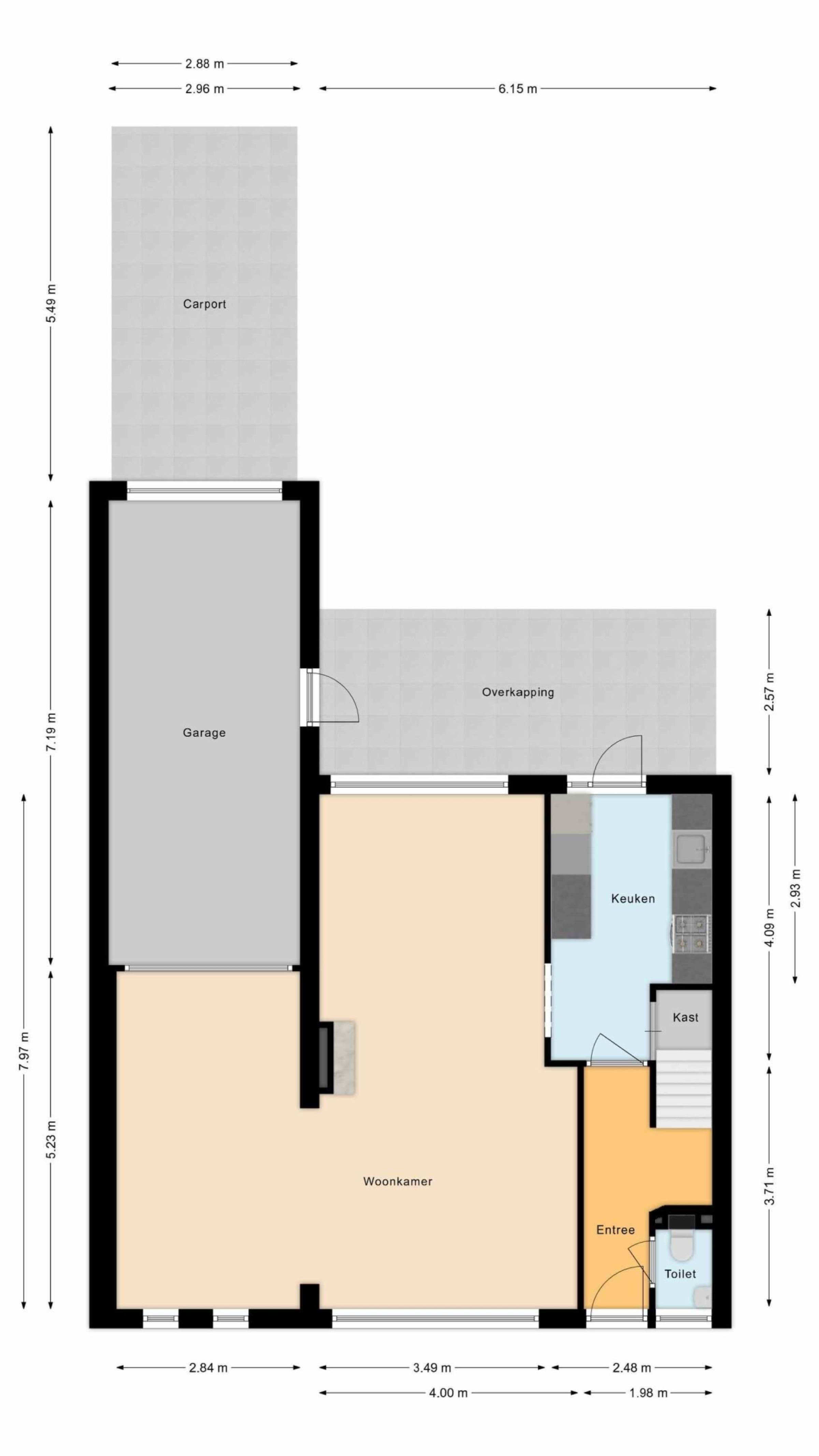 Kleine Beerpad 19 plattegrond