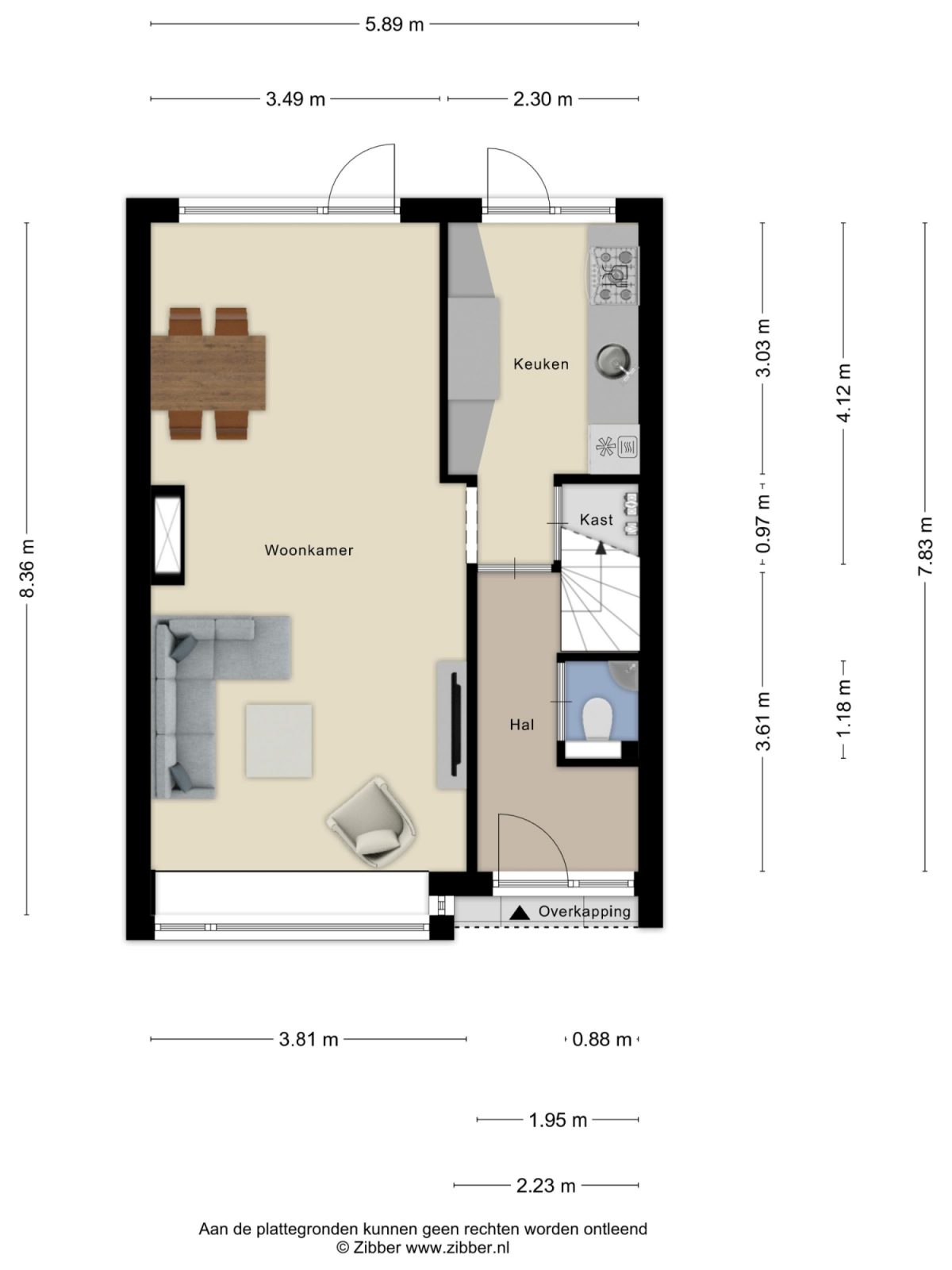 Heeghtakker 14 plattegrond