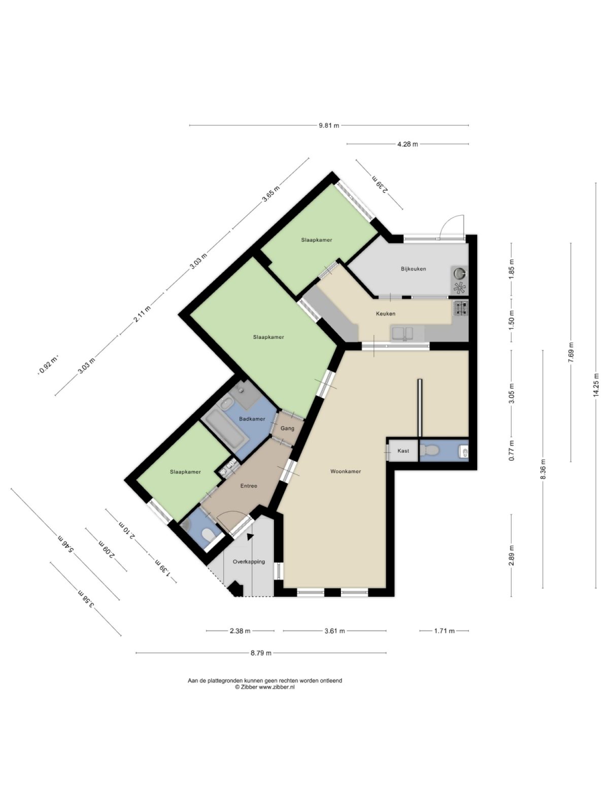 Lorrainelaan 8 plattegrond 2