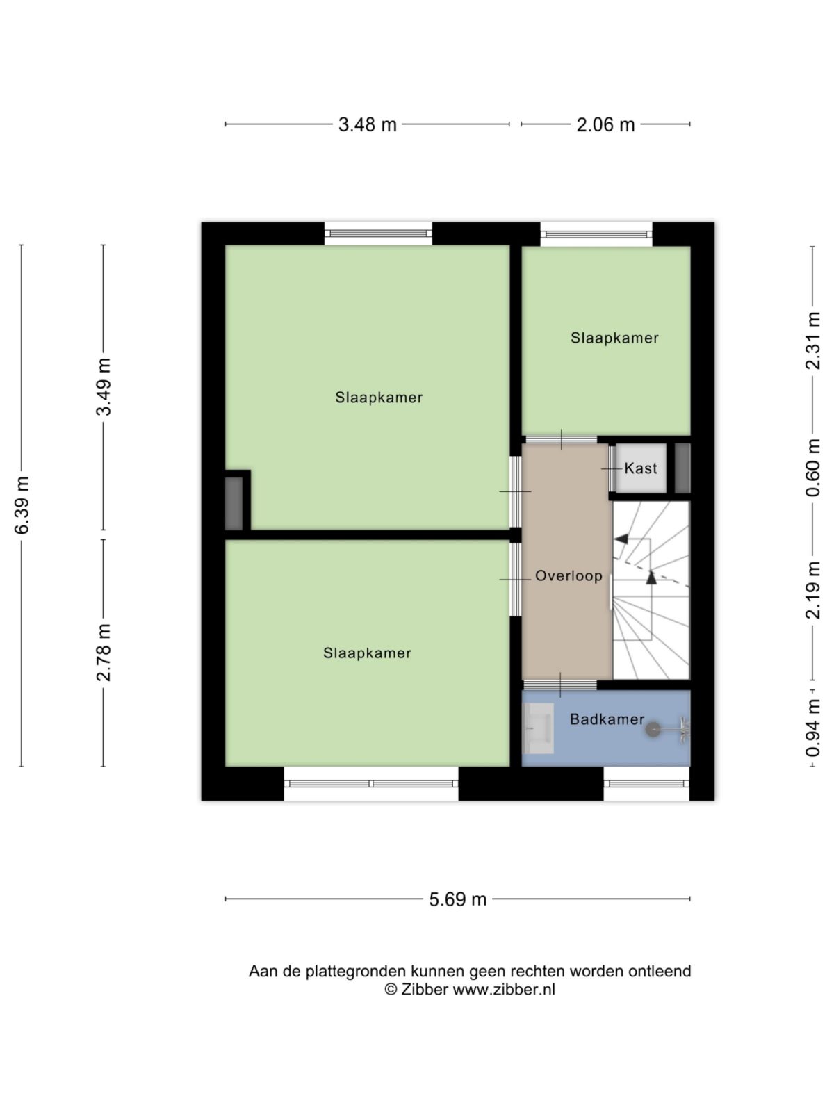 Adelaertstraat 25 plattegrond 2