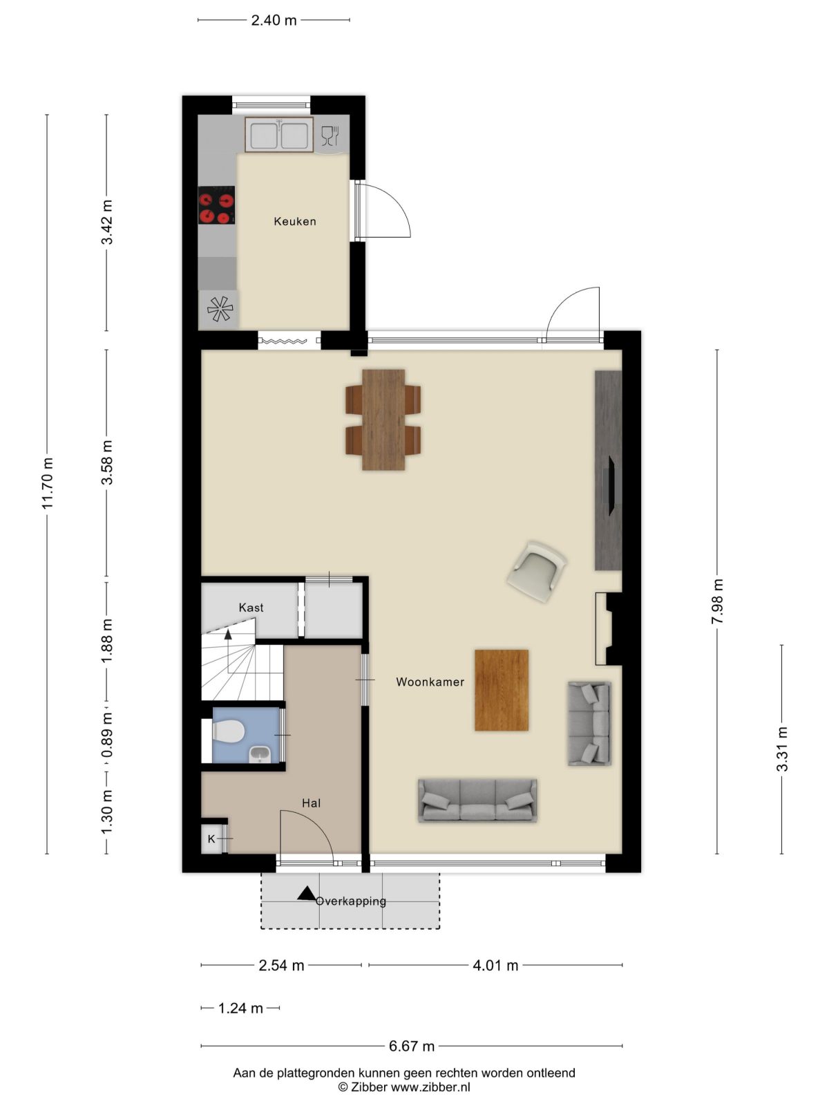 Turfveldenstraat 33 plattegrond