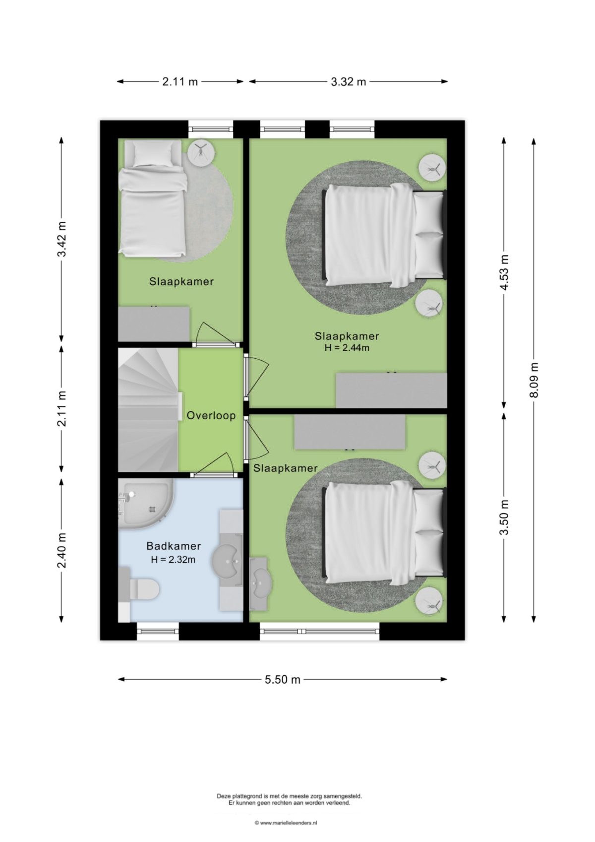 Périgordlaan 43 plattegrond 2