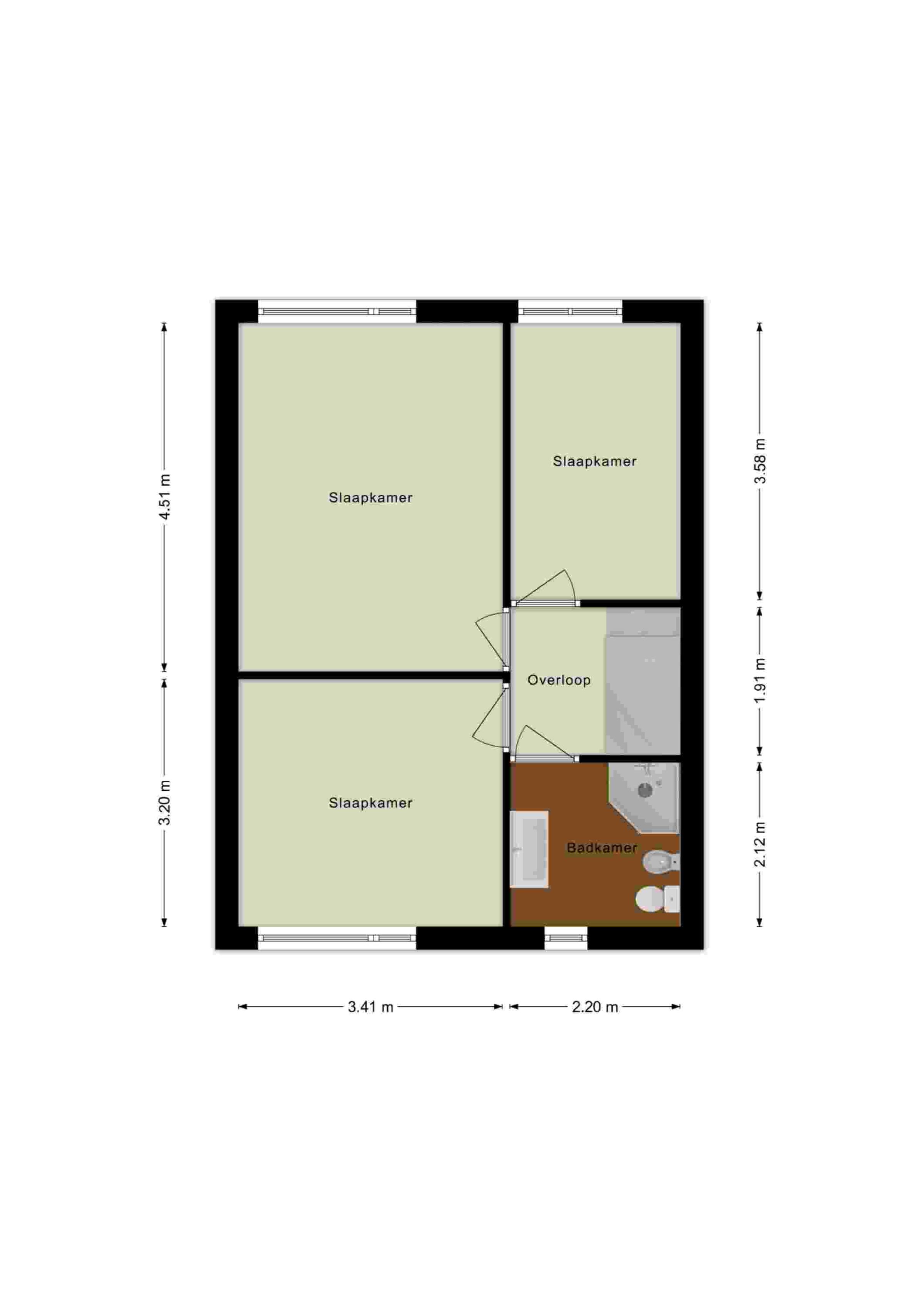 Willem de Rijkelaan 10 plattegrond 2