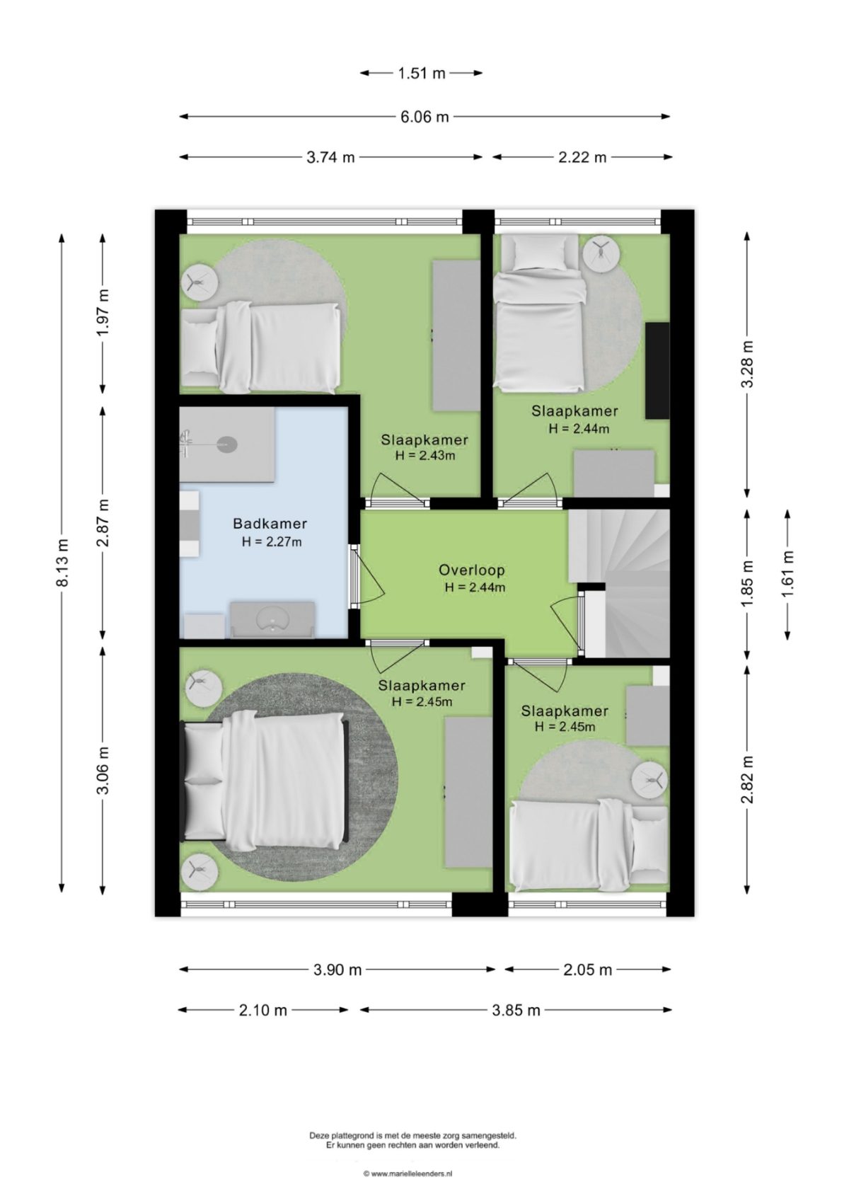 Basstraat 40 plattegrond 2